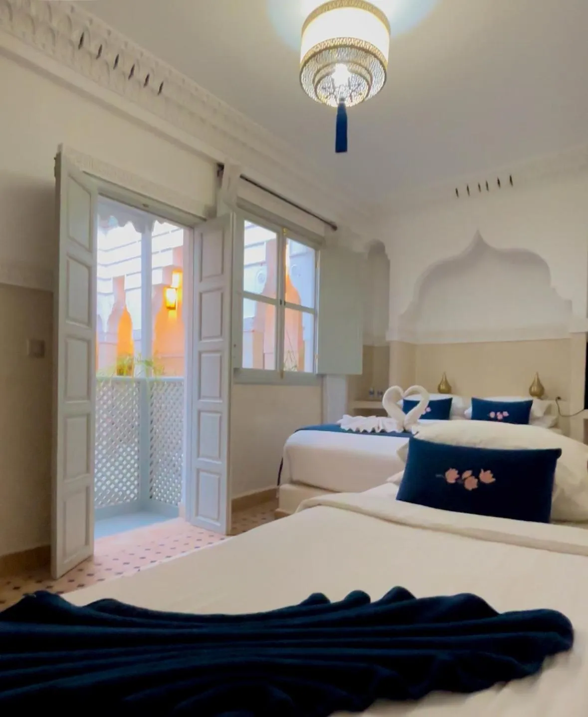 Bed in Riad Magnolia&SPA