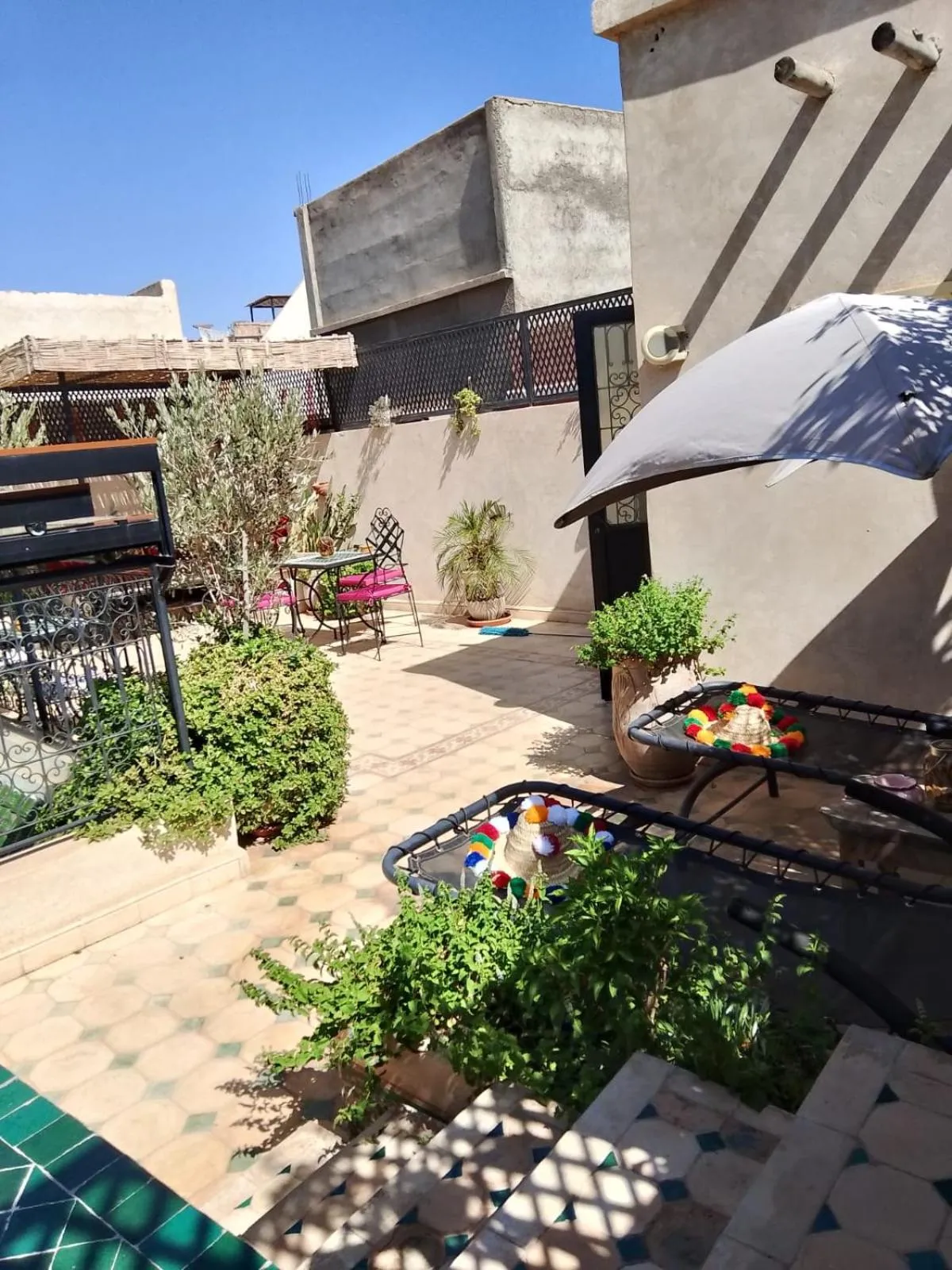 Patio in Riad Magnolia&SPA