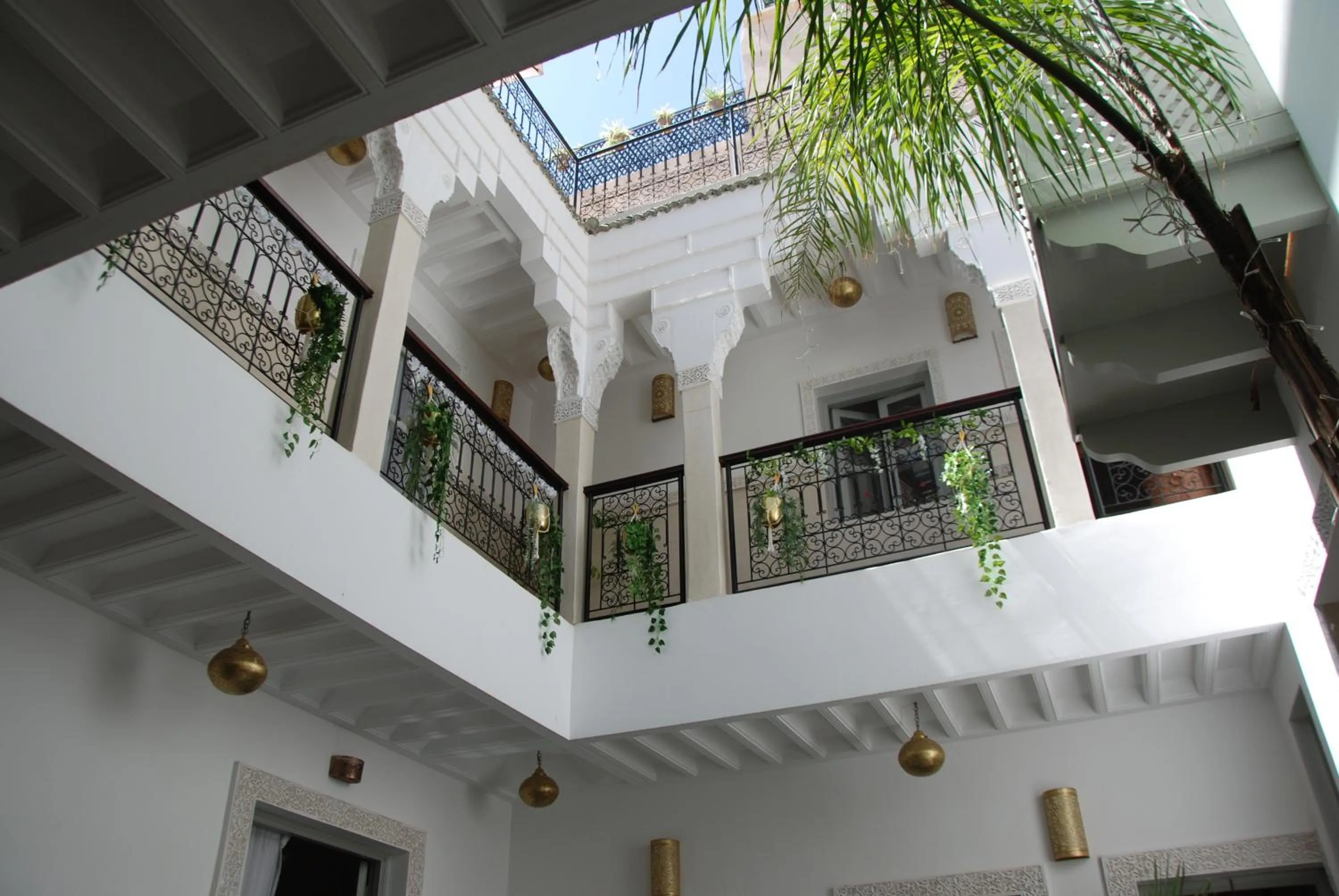 Garden view in Riad Magnolia&SPA