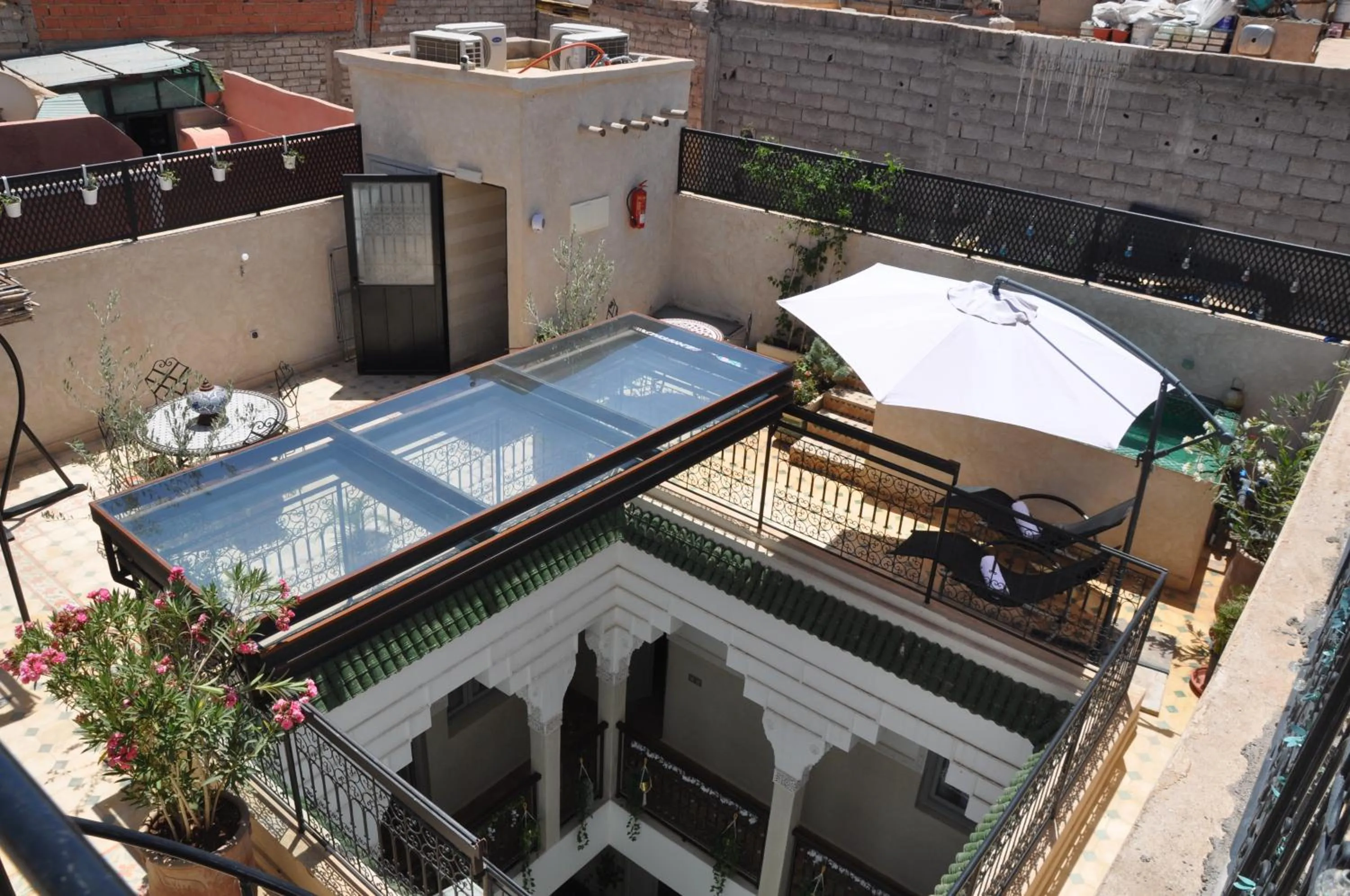 Balcony/Terrace in Riad Magnolia&SPA