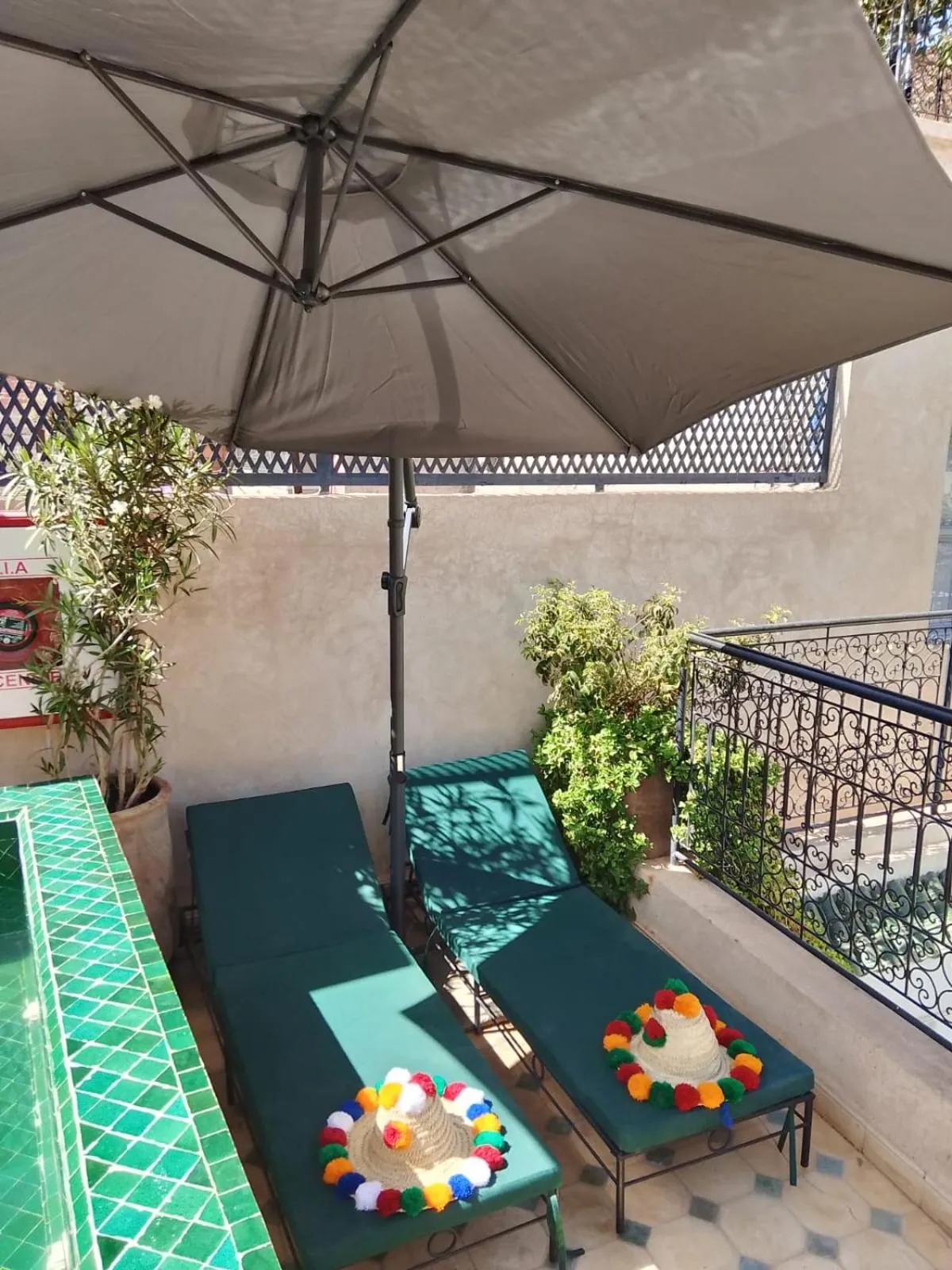 Balcony/Terrace in Riad Magnolia&SPA
