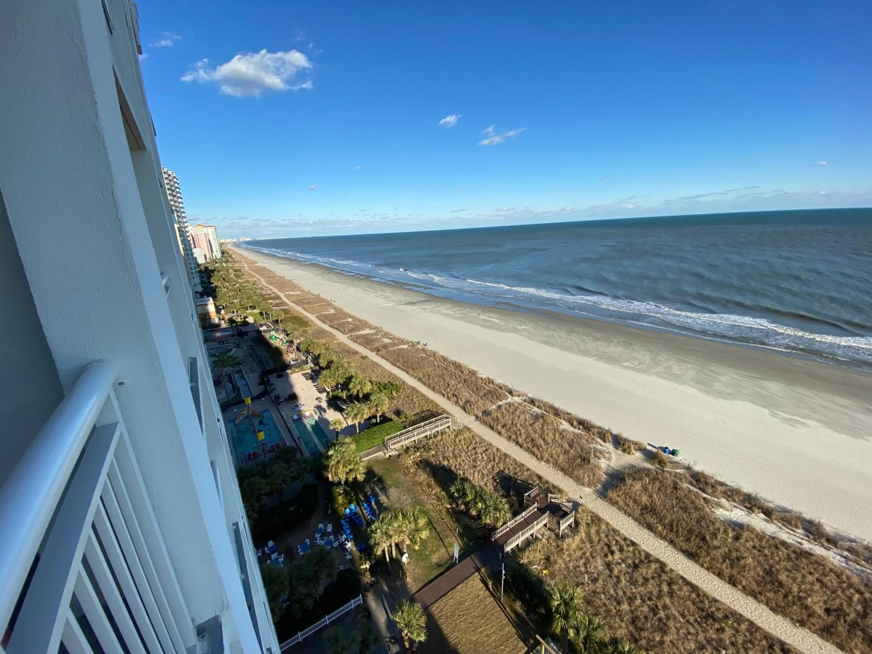 Balcony/Terrace in Camelot By The Sea Ocean Front Condo