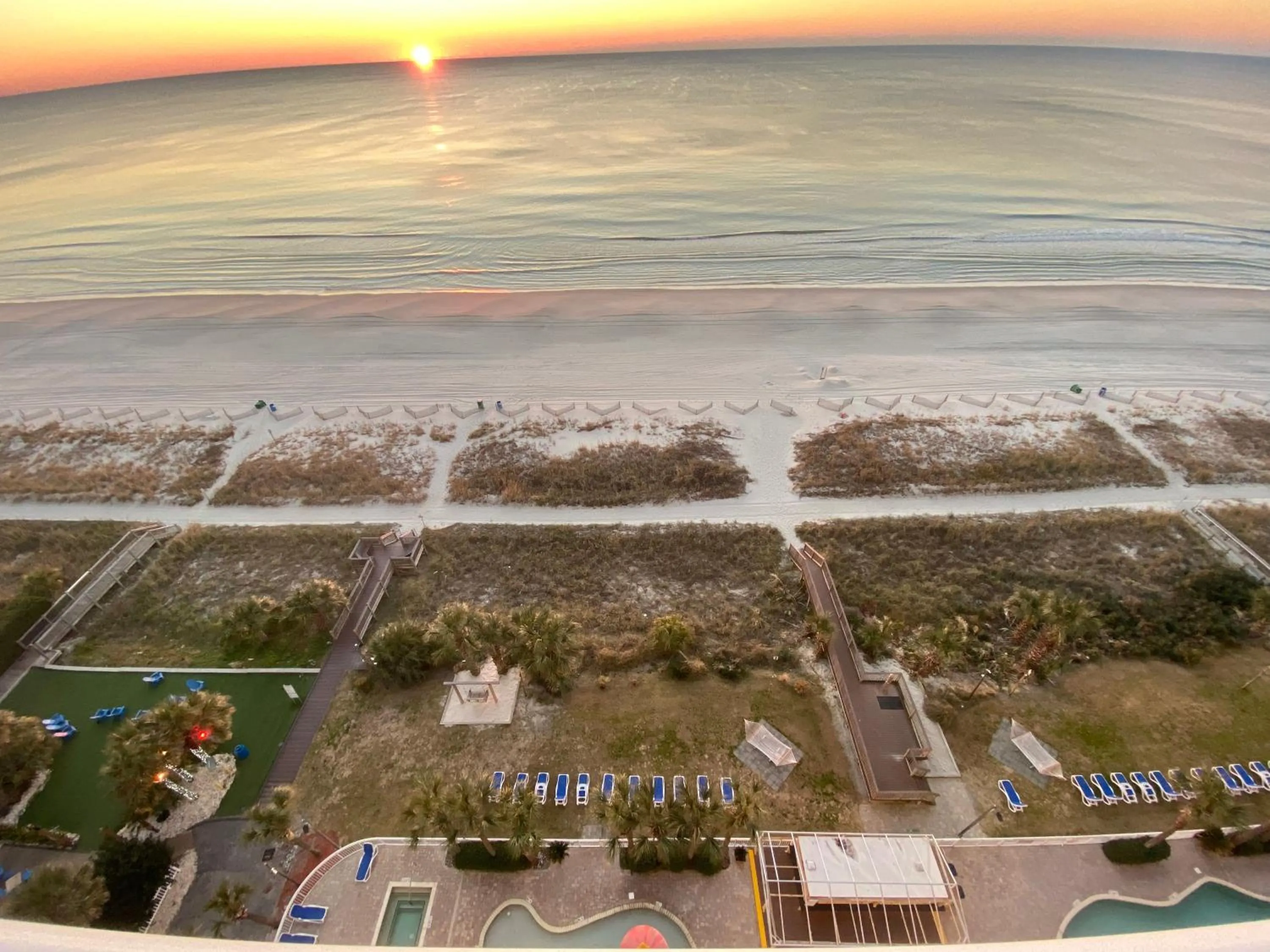 Beach in Camelot By The Sea Ocean Front Condo