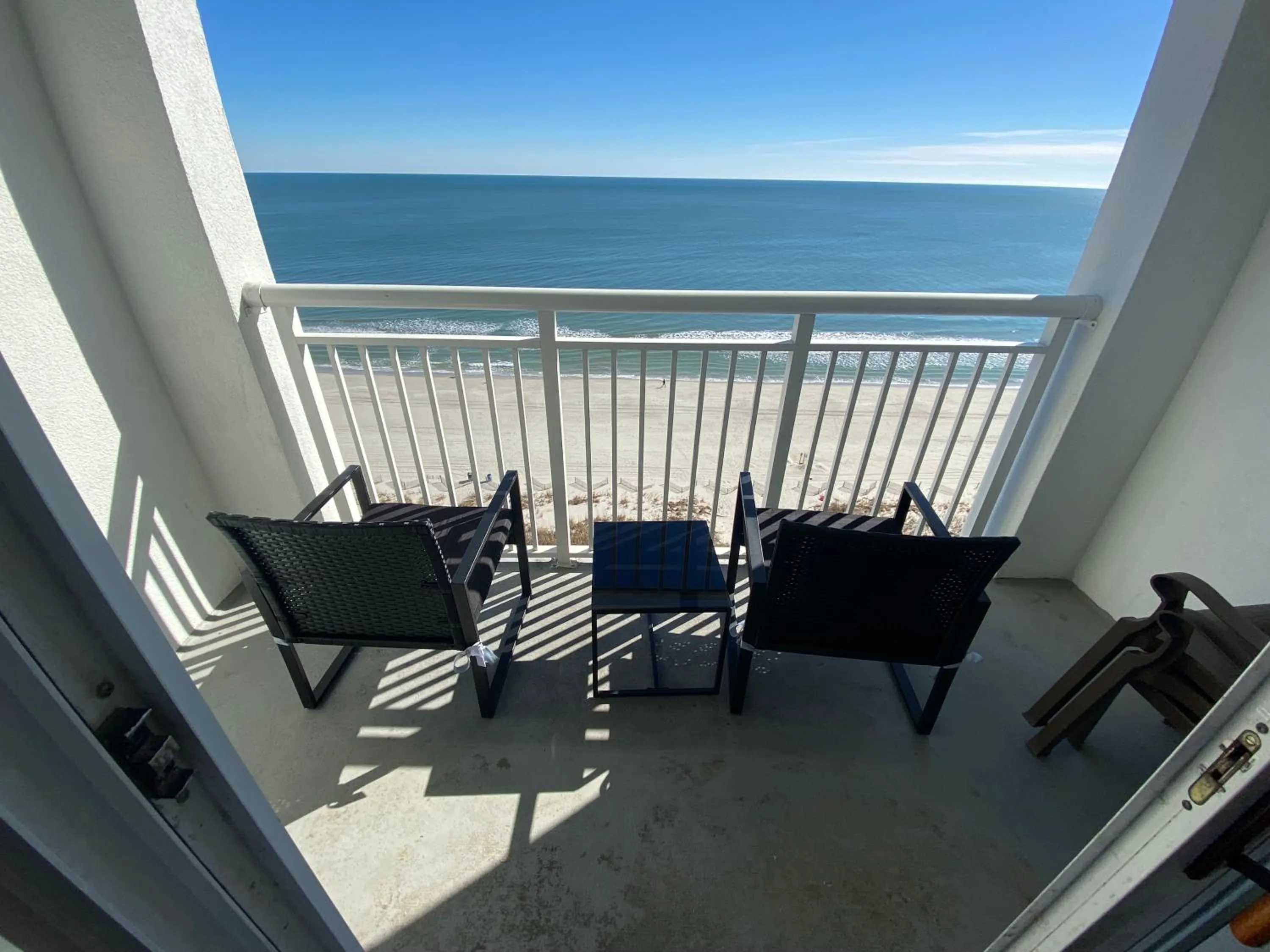 Balcony/Terrace in Camelot By The Sea Ocean Front Condo