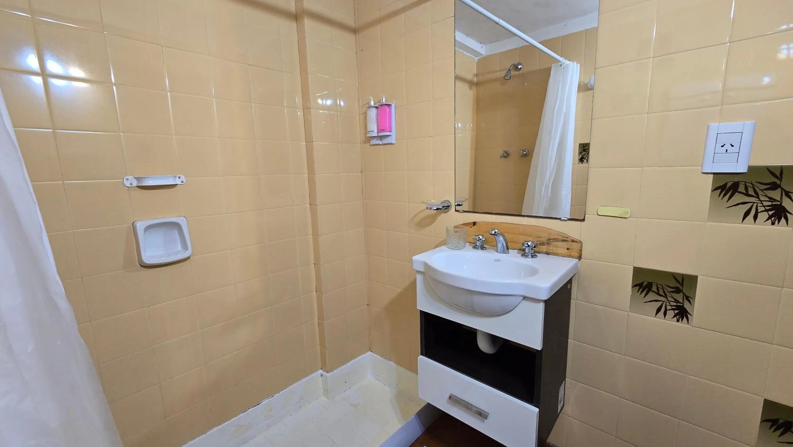 Shower in Hotel Panorama