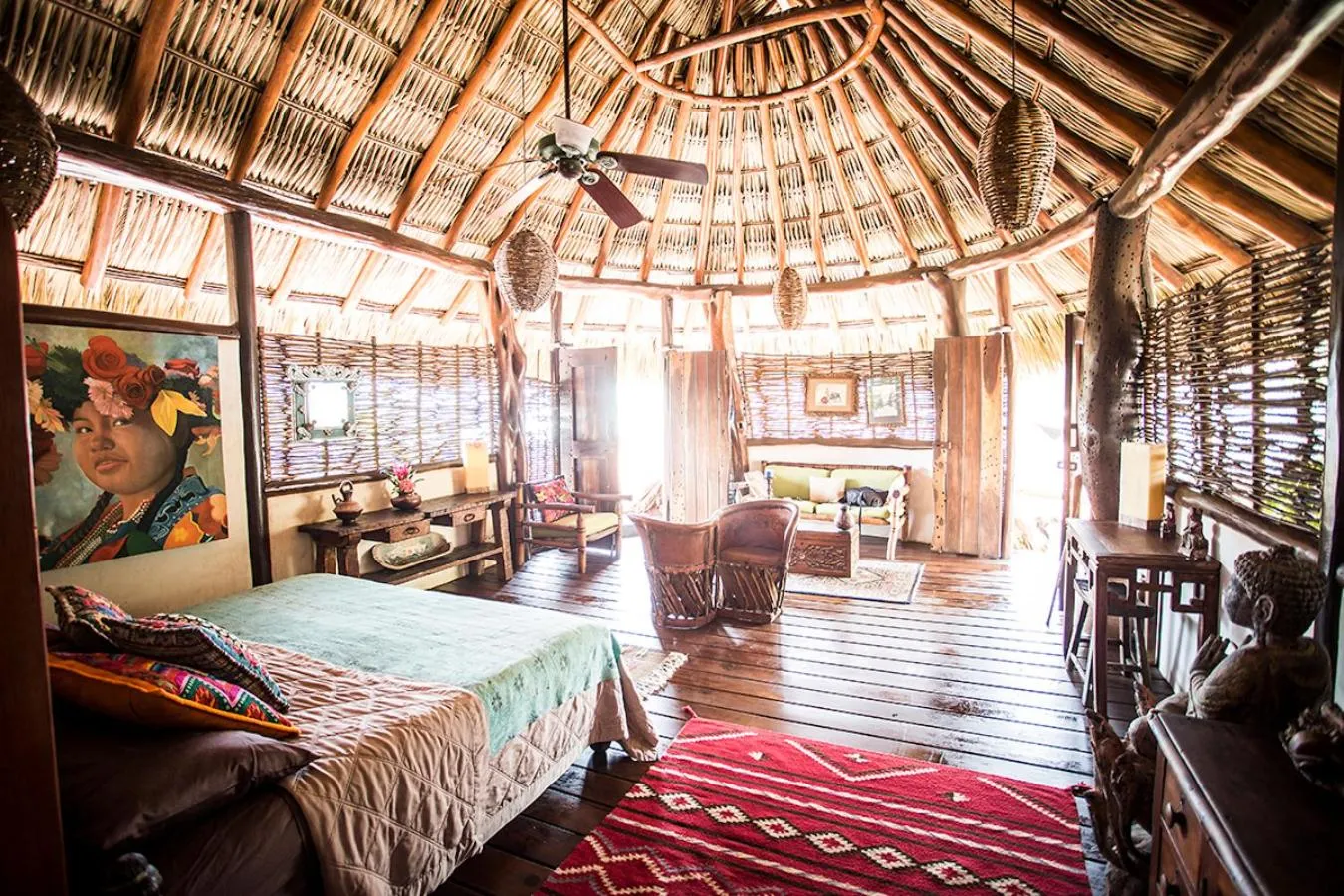 Bed in Present Moment Retreat