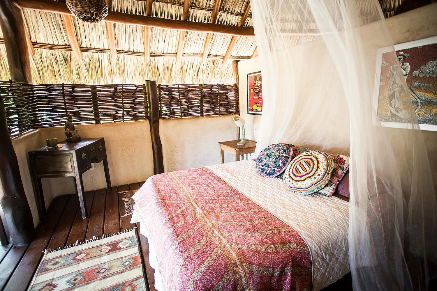 Bed in Present Moment Retreat