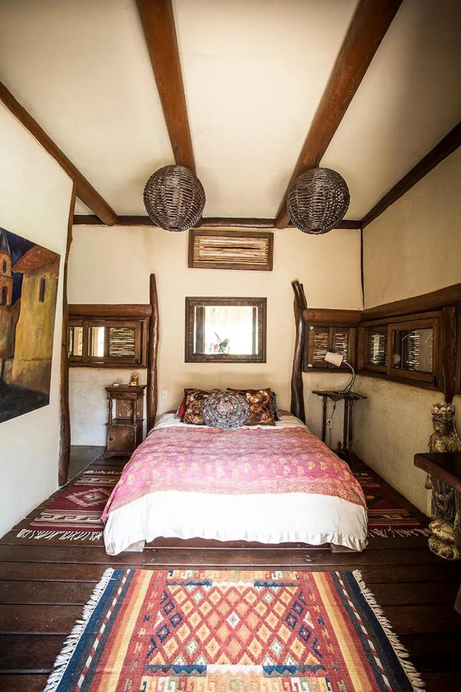 Bed in Present Moment Retreat