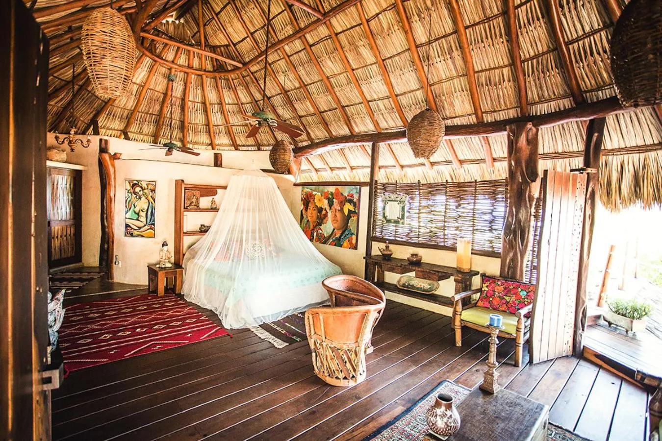 Bed in Present Moment Retreat