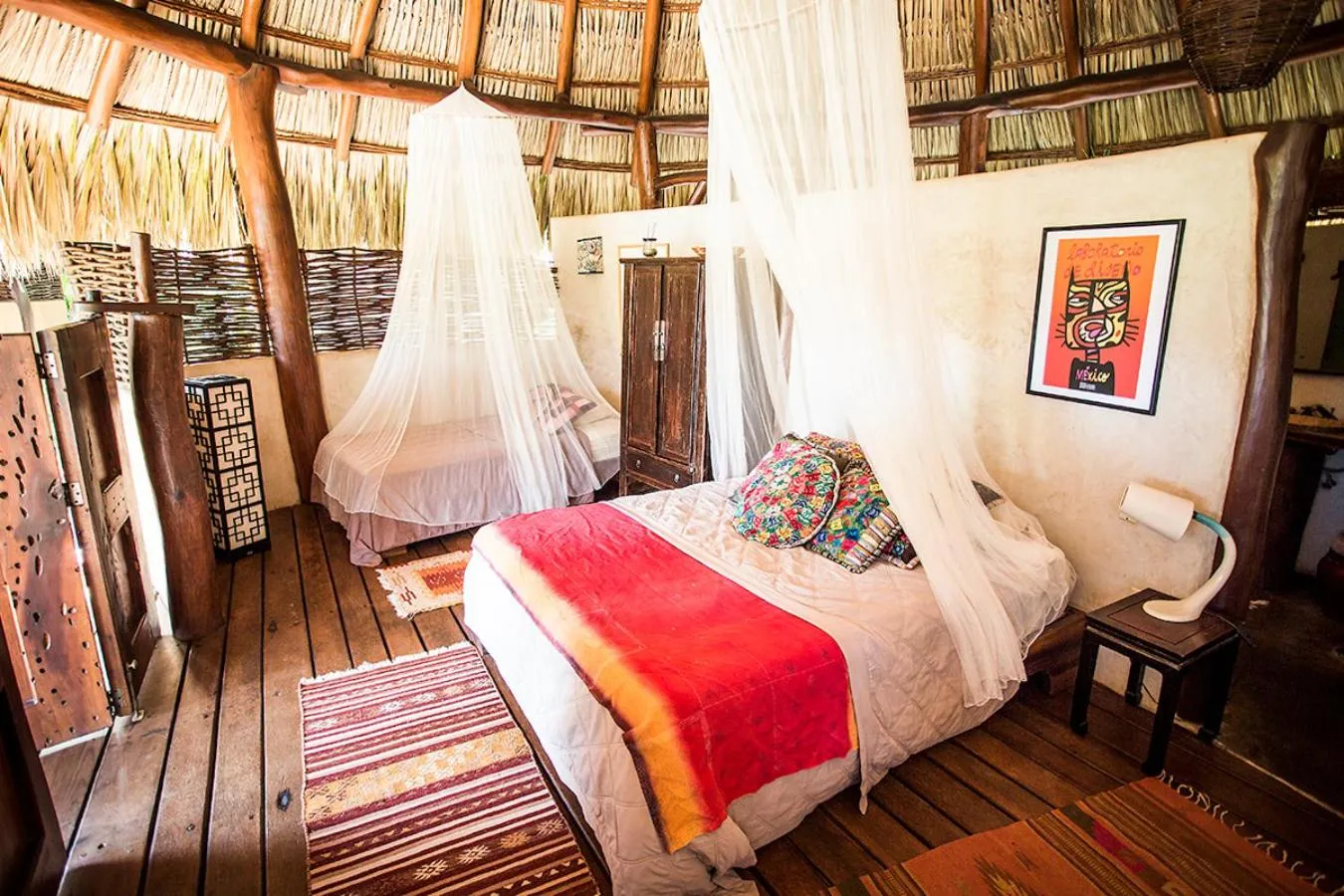 Bed in Present Moment Retreat