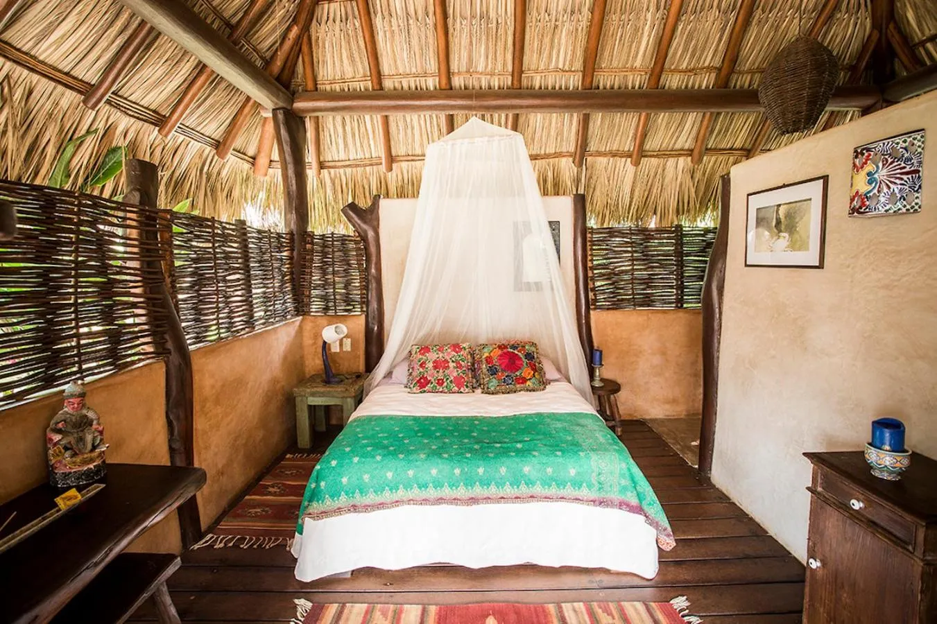 Bed in Present Moment Retreat