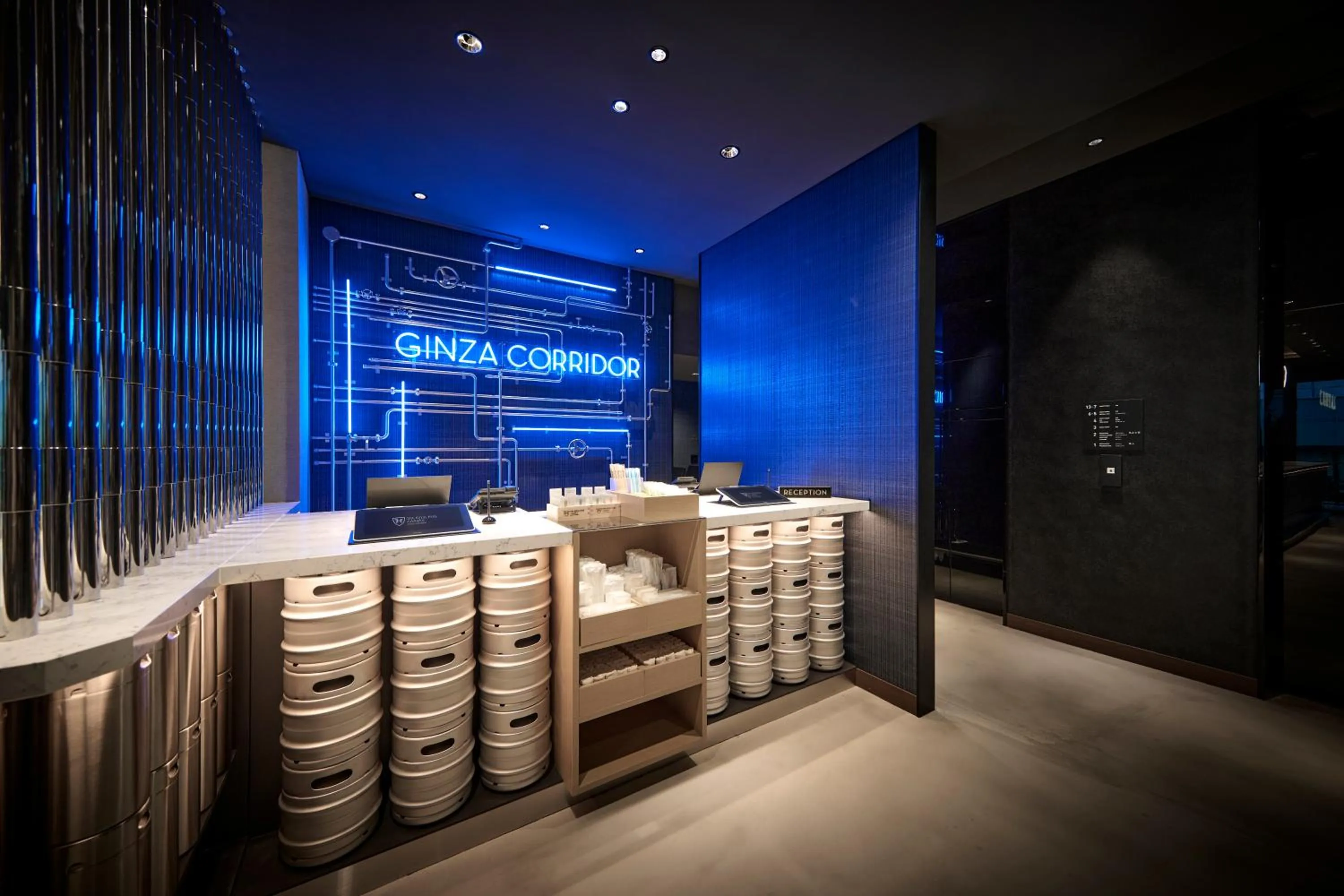 Lobby or reception, Bed in The Royal Park Canvas Ginza Corridor