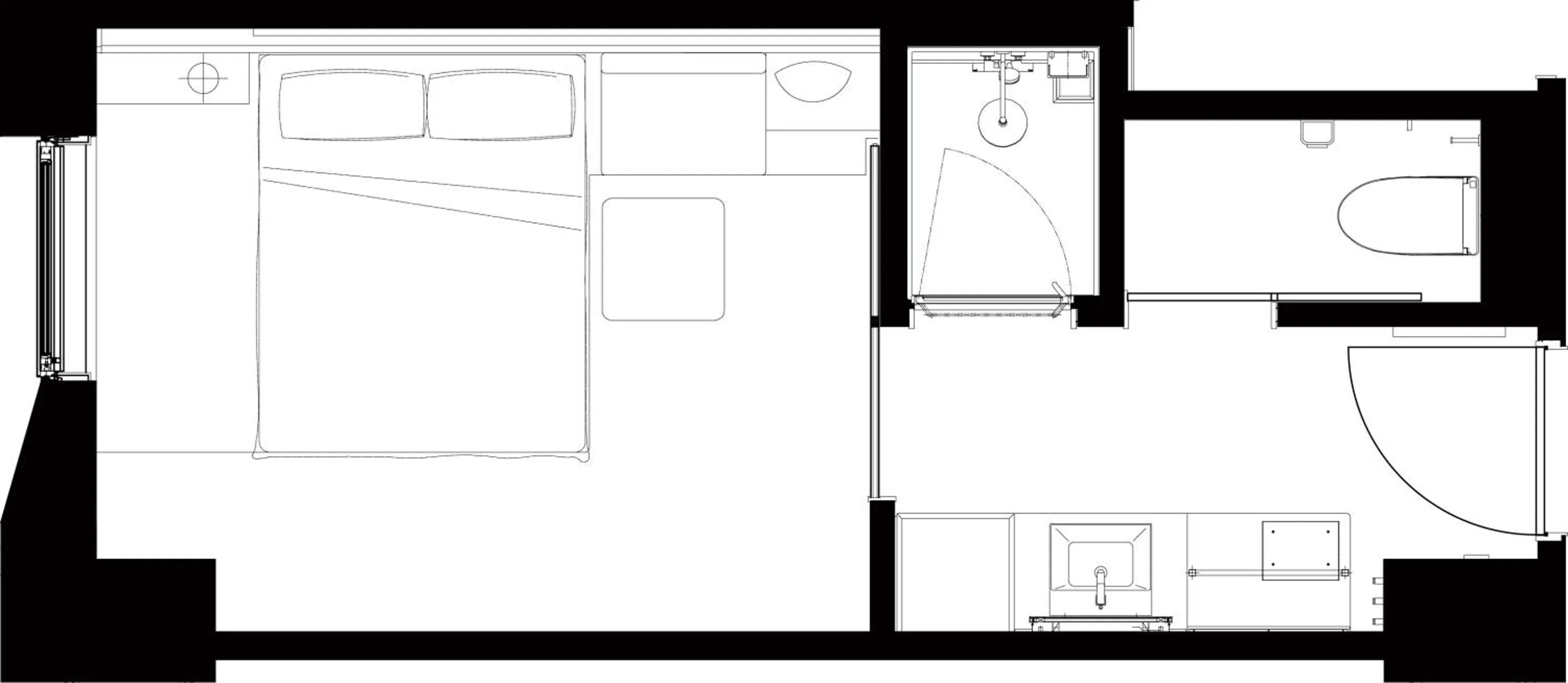 Photo of the whole room in The Royal Park Canvas Ginza Corridor