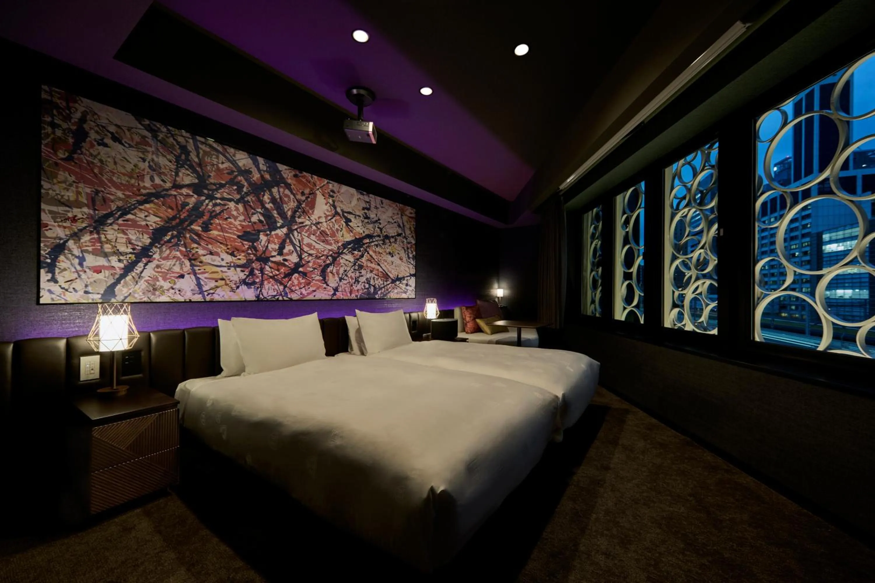 Bedroom, Bed in The Royal Park Canvas Ginza Corridor