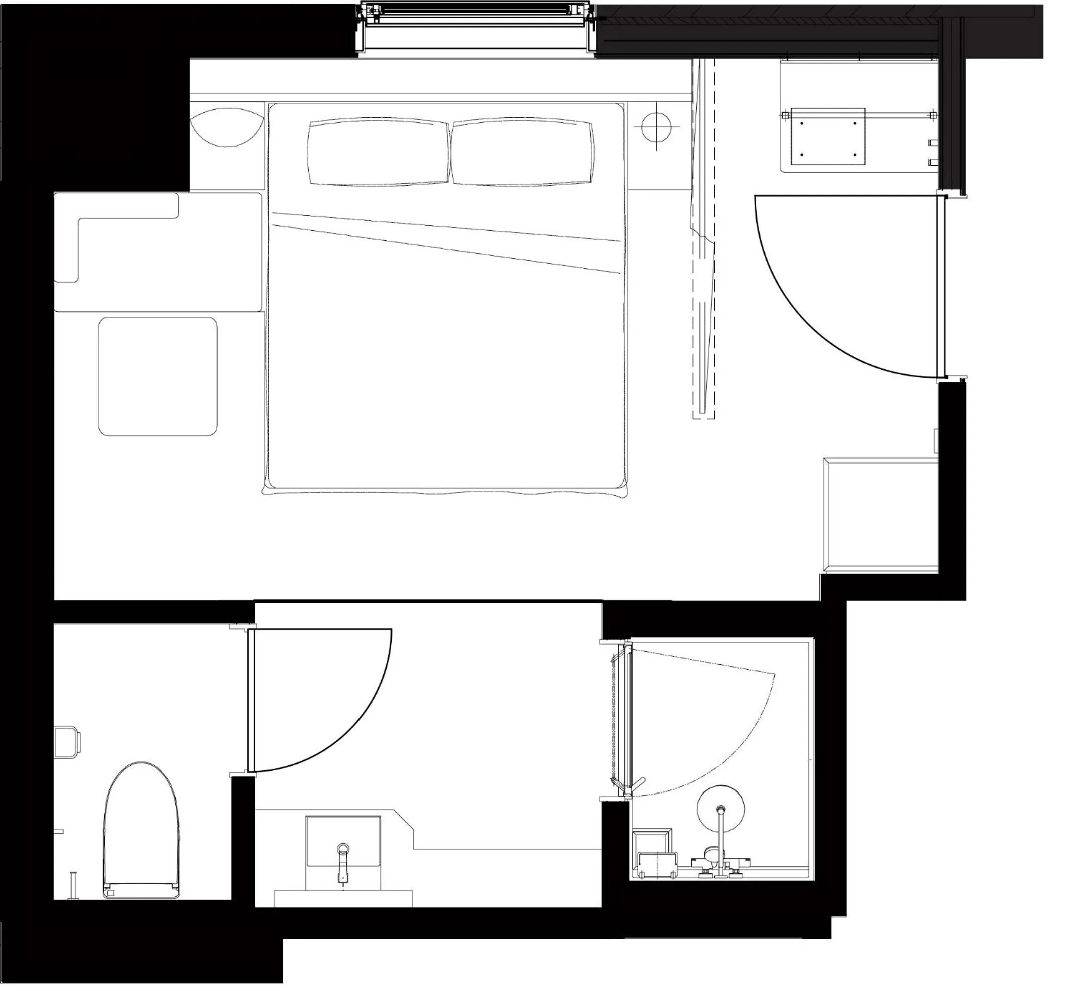 Photo of the whole room in The Royal Park Canvas Ginza Corridor