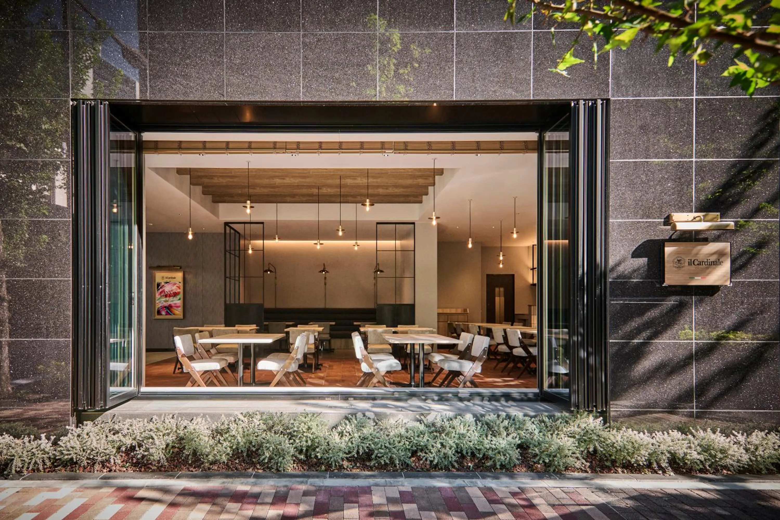 Property building in The Royal Park Canvas Ginza Corridor