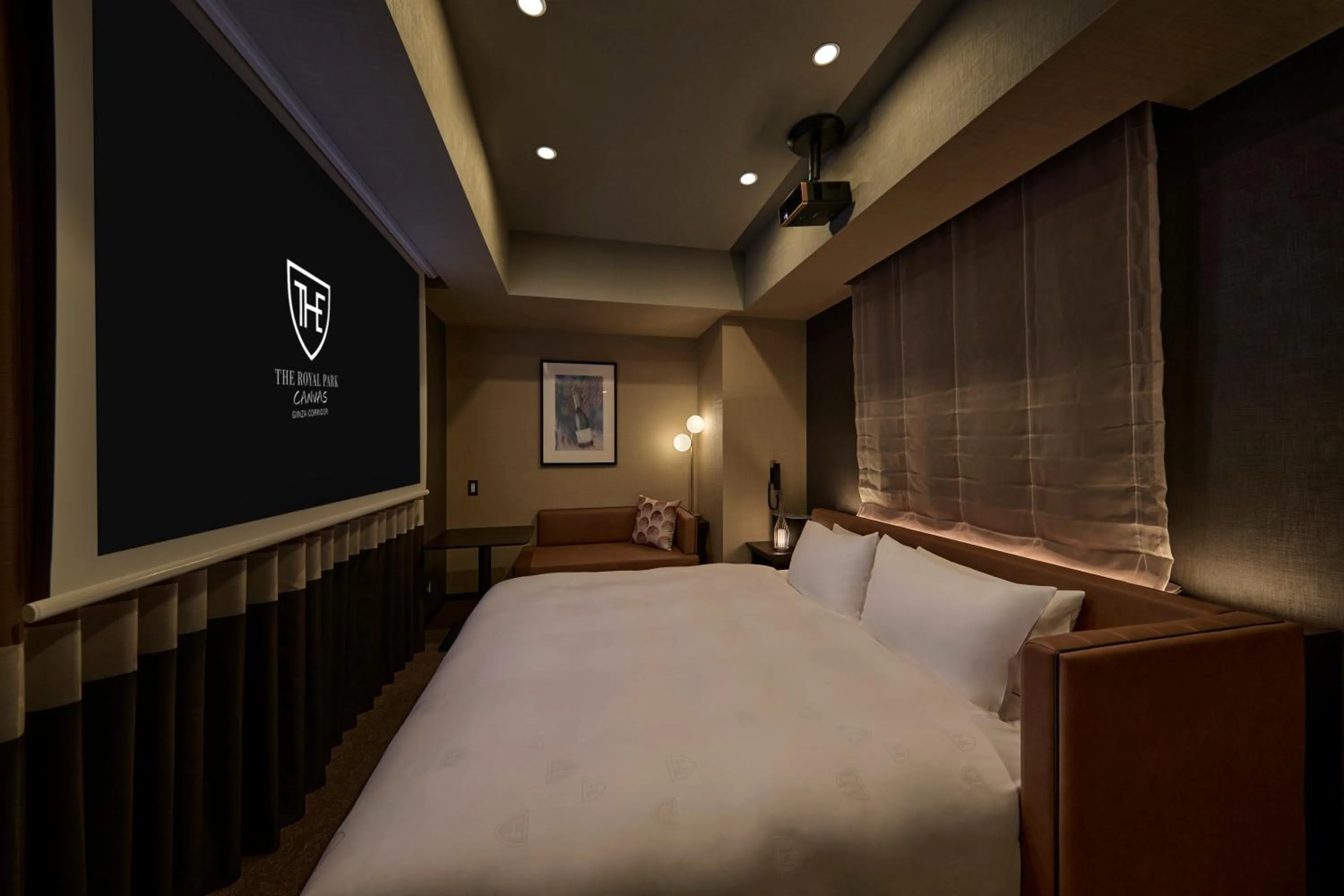 Bedroom, Bed in The Royal Park Canvas Ginza Corridor