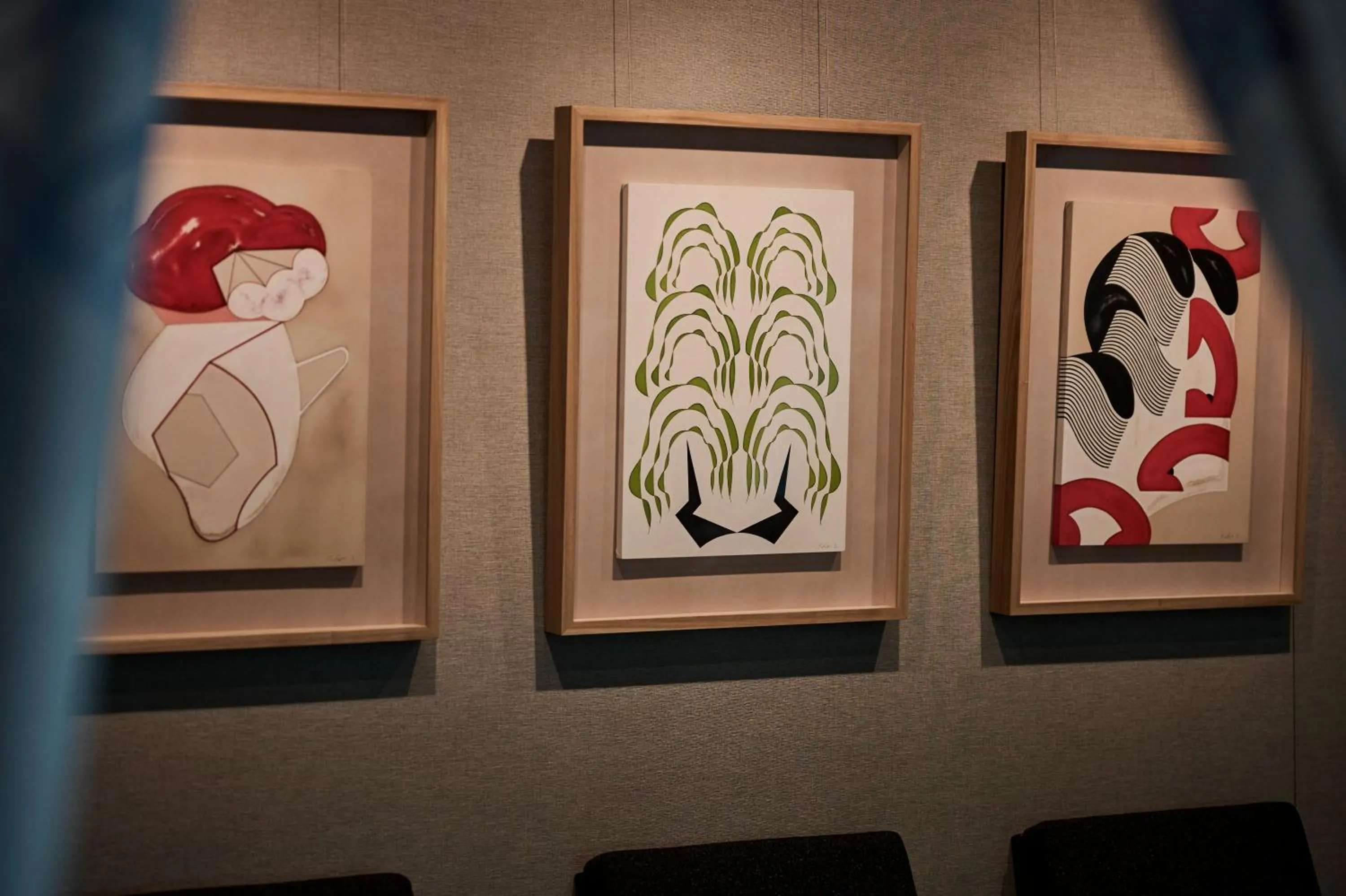 Decorative detail in The Royal Park Canvas Ginza Corridor