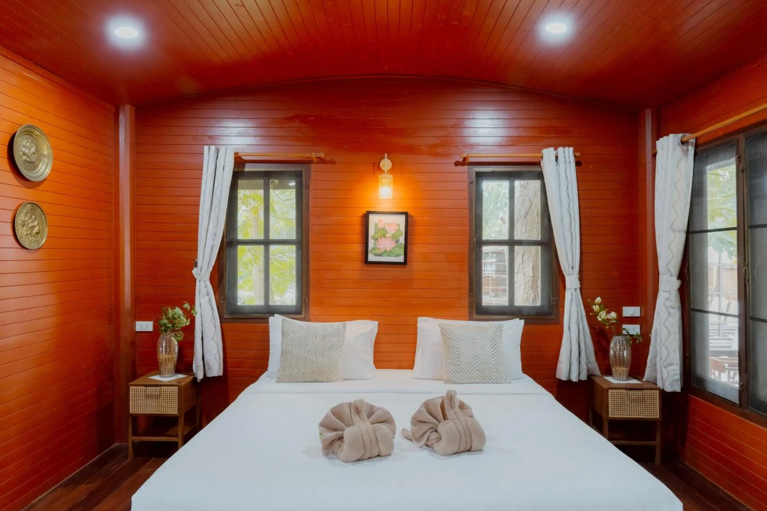 Bed in Samet Lucky Resort