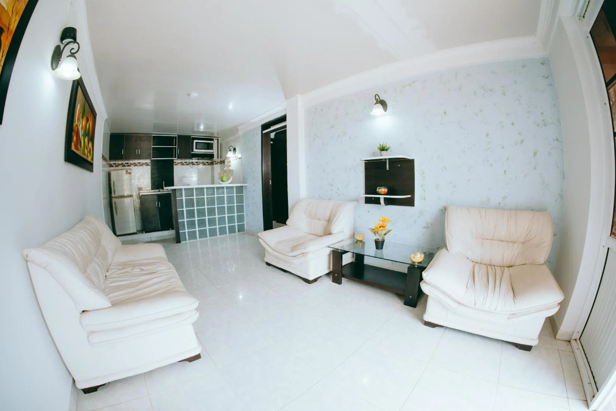 Living room in Hotel Campestre Dorado SAI