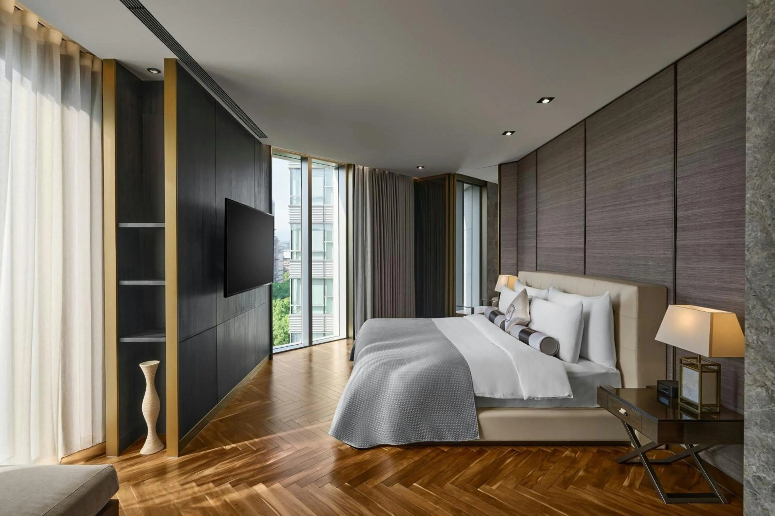 Bedroom, Bed in Madison Taipei, a Tribute Portfolio Hotel