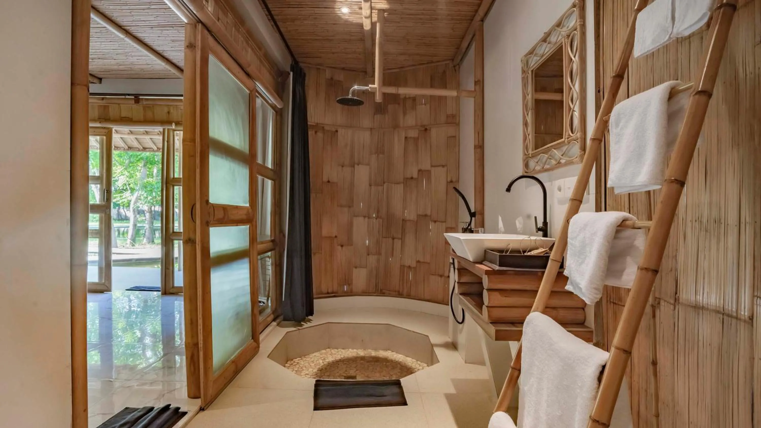 Bathroom in Pravasa Gili Resort by KajaNe