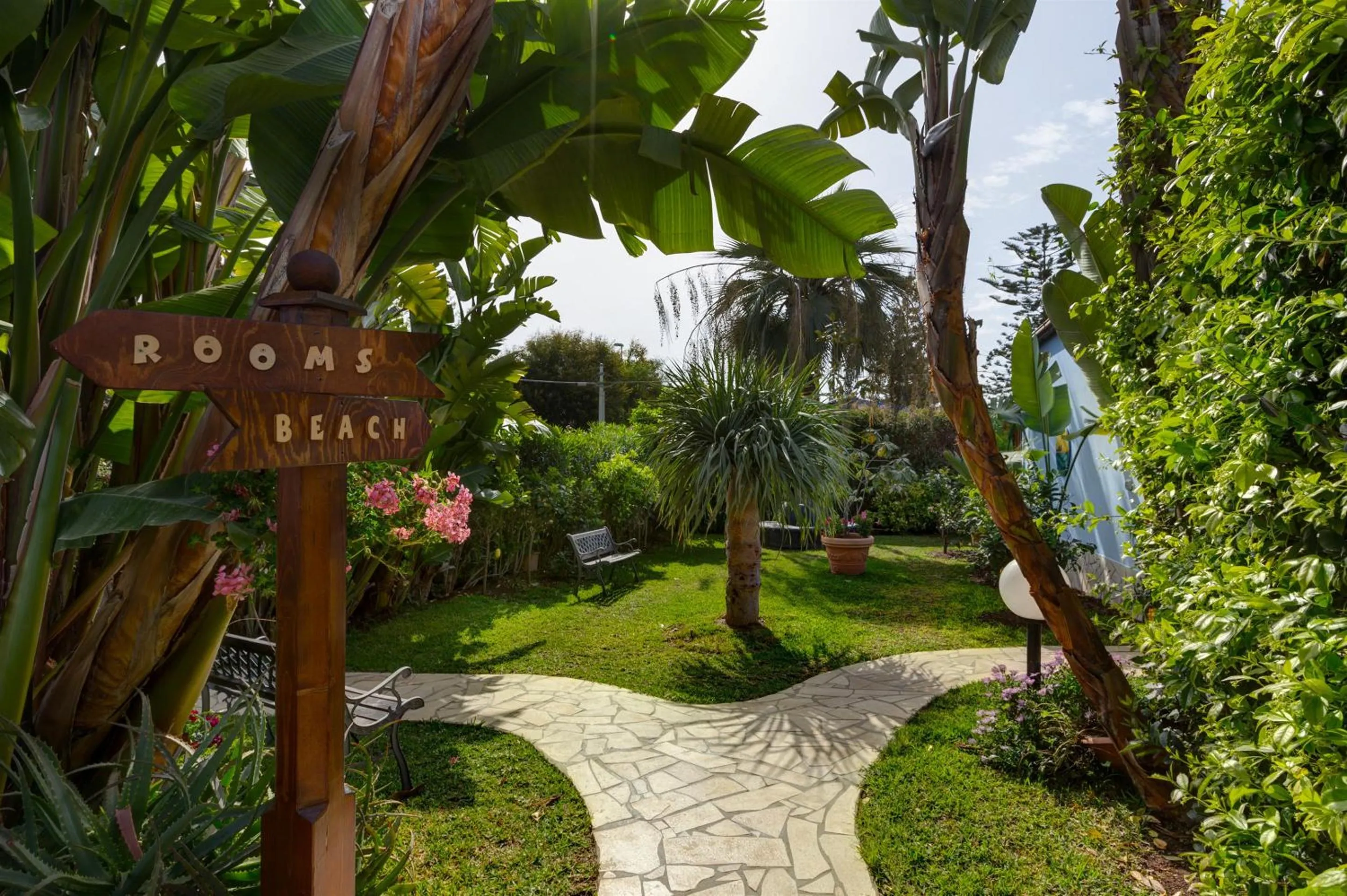Garden in Hotel Villamare