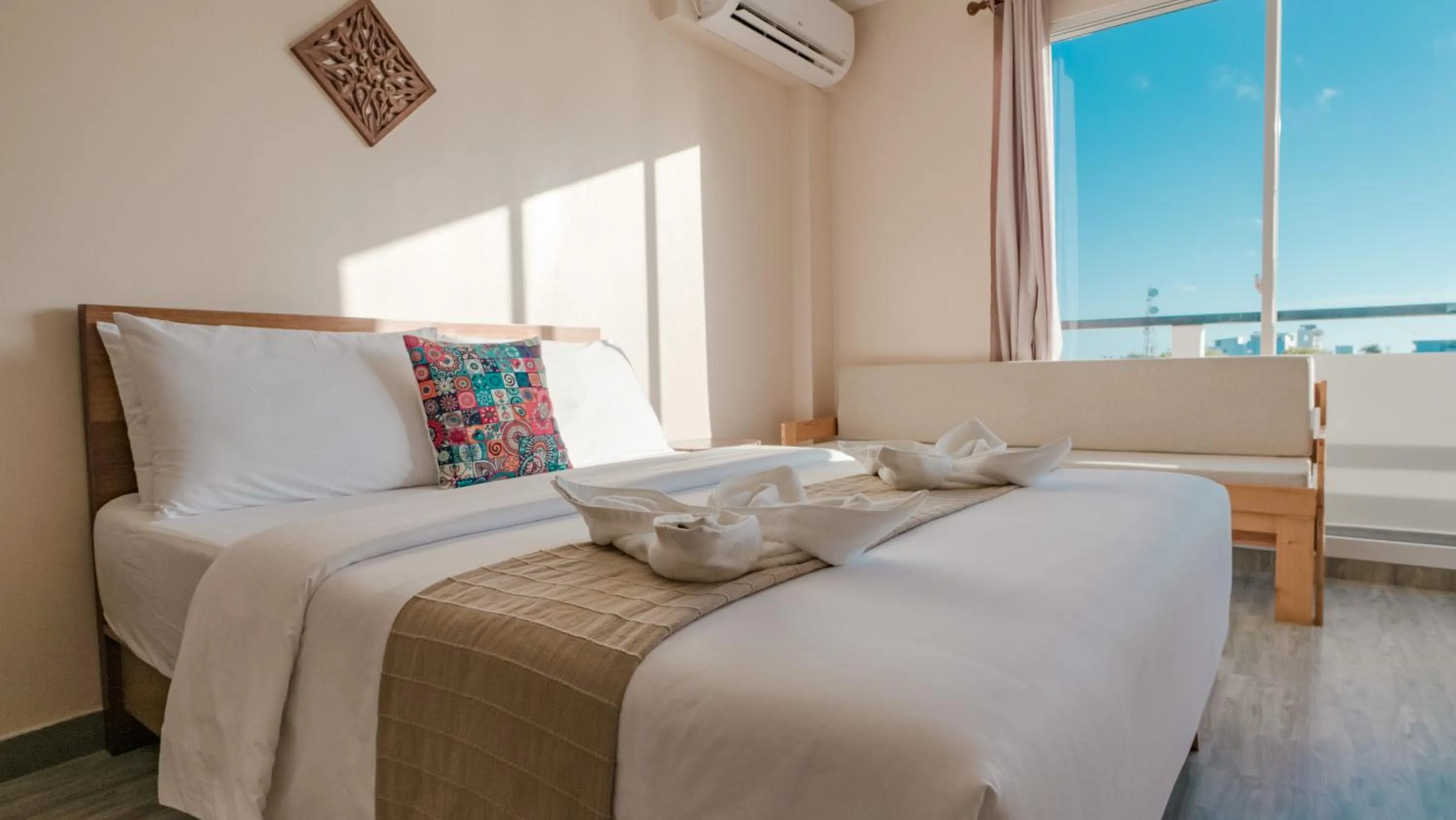 Bed in Lea Spa Hotel