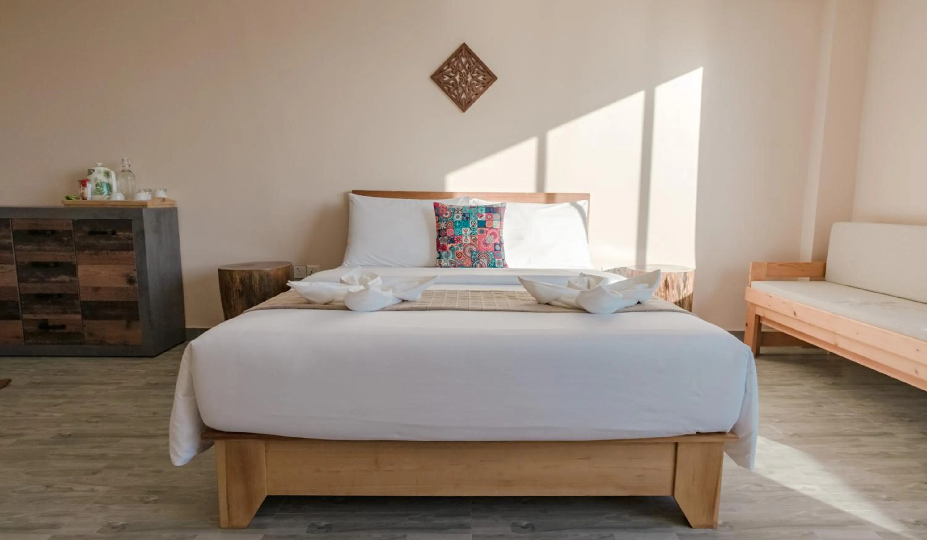 Bed in Lea Spa Hotel