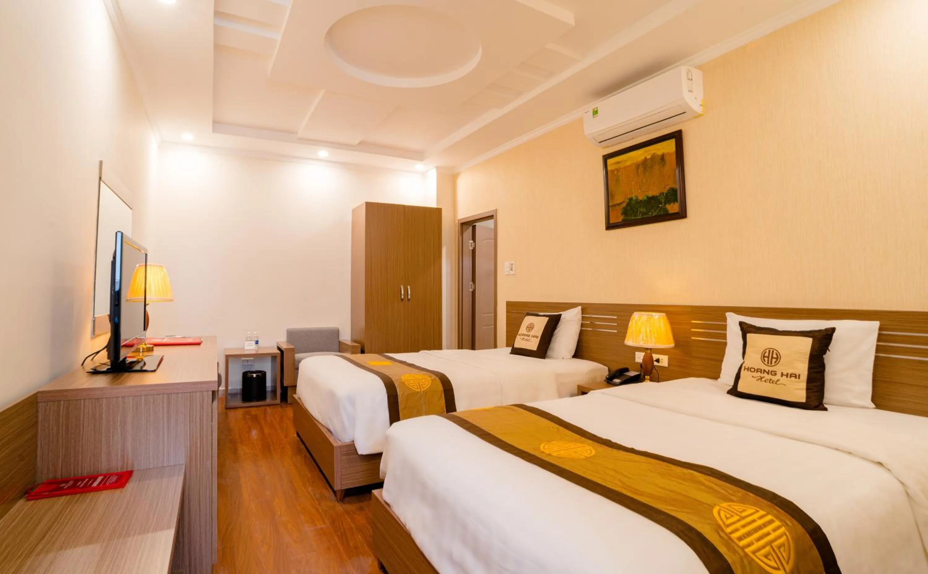 Bed in Hoang Hai Hotel