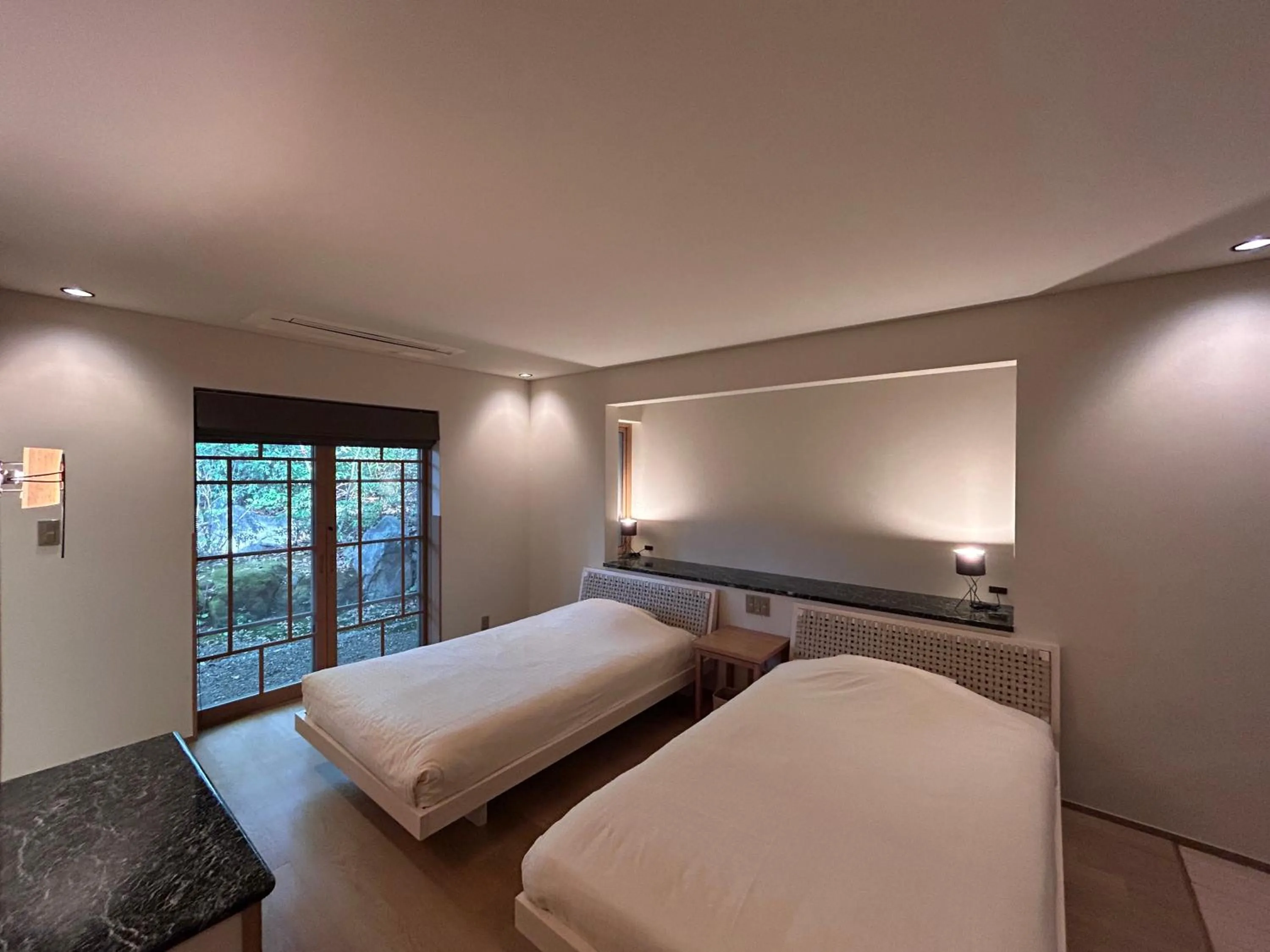 Photo of the whole room, Bed in Yufuin Bettei Itsuki