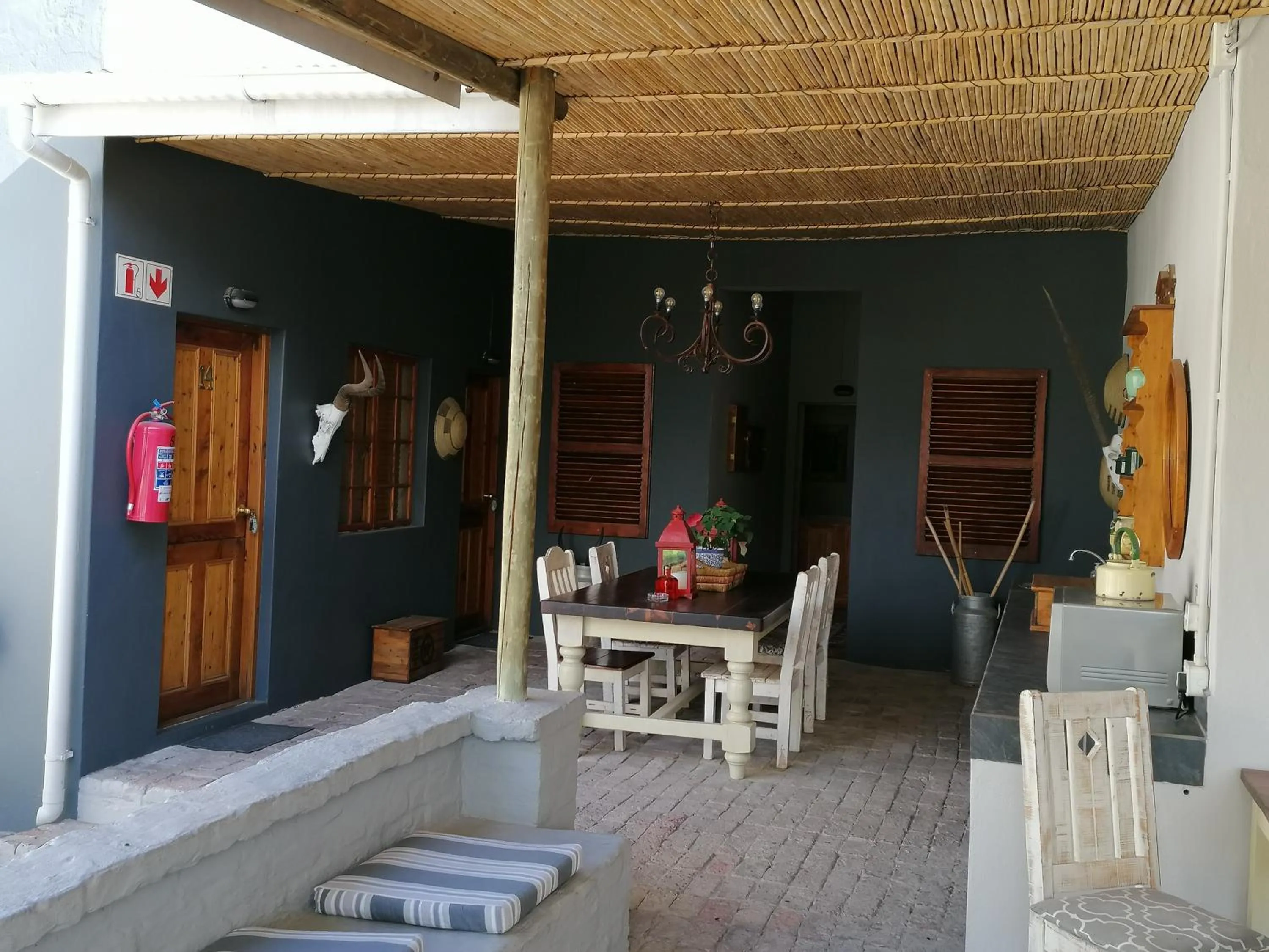 Patio in Die Herehuis