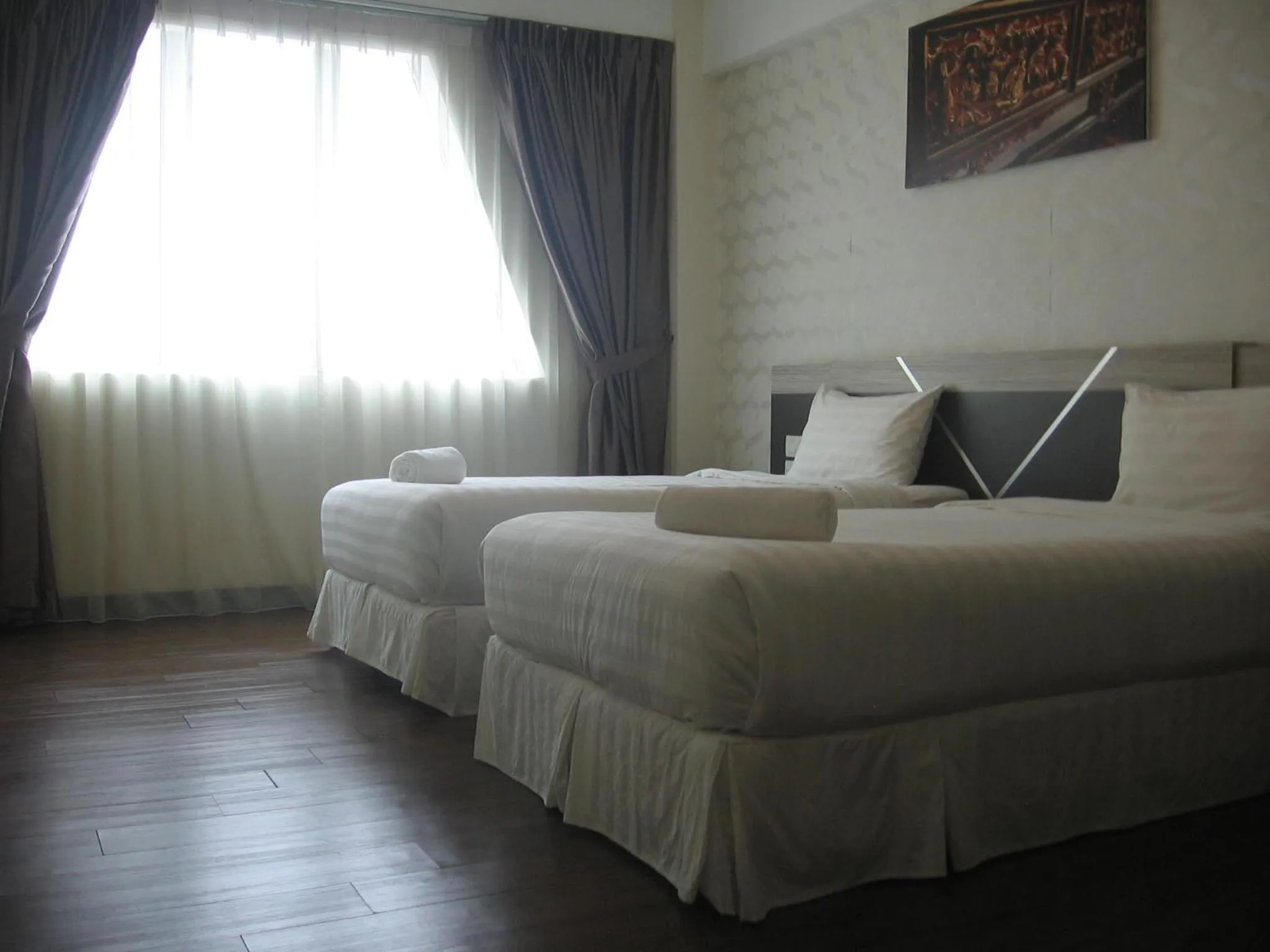 Bed in 707 Hotel Melaka (Orange)