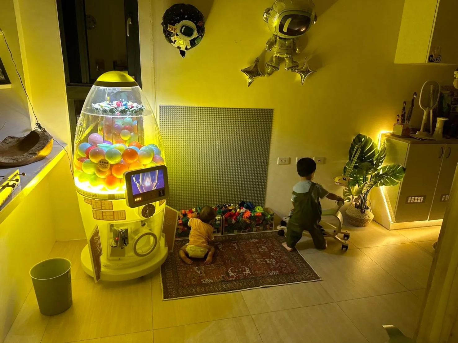 Living room in Dou Dou Long Homestay