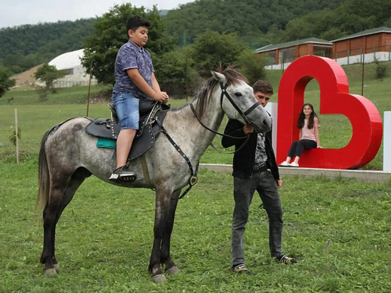 Horse-riding in Deluxe Park Qusar Resort & Spa Hotel