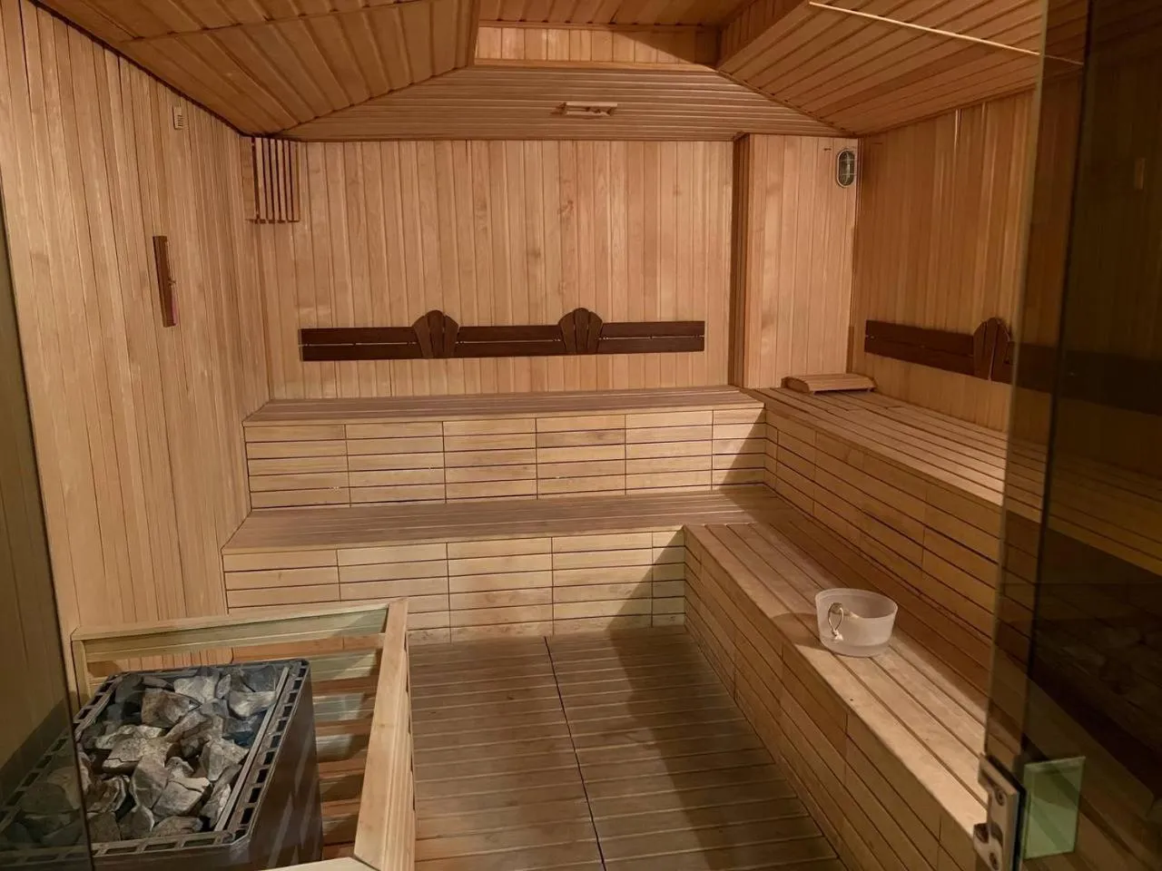 Sauna in Deluxe Park Qusar Resort & Spa Hotel