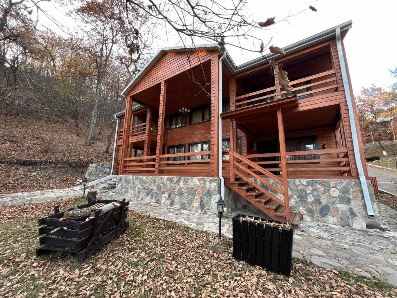 Property building in Deluxe Park Qusar Resort & Spa Hotel