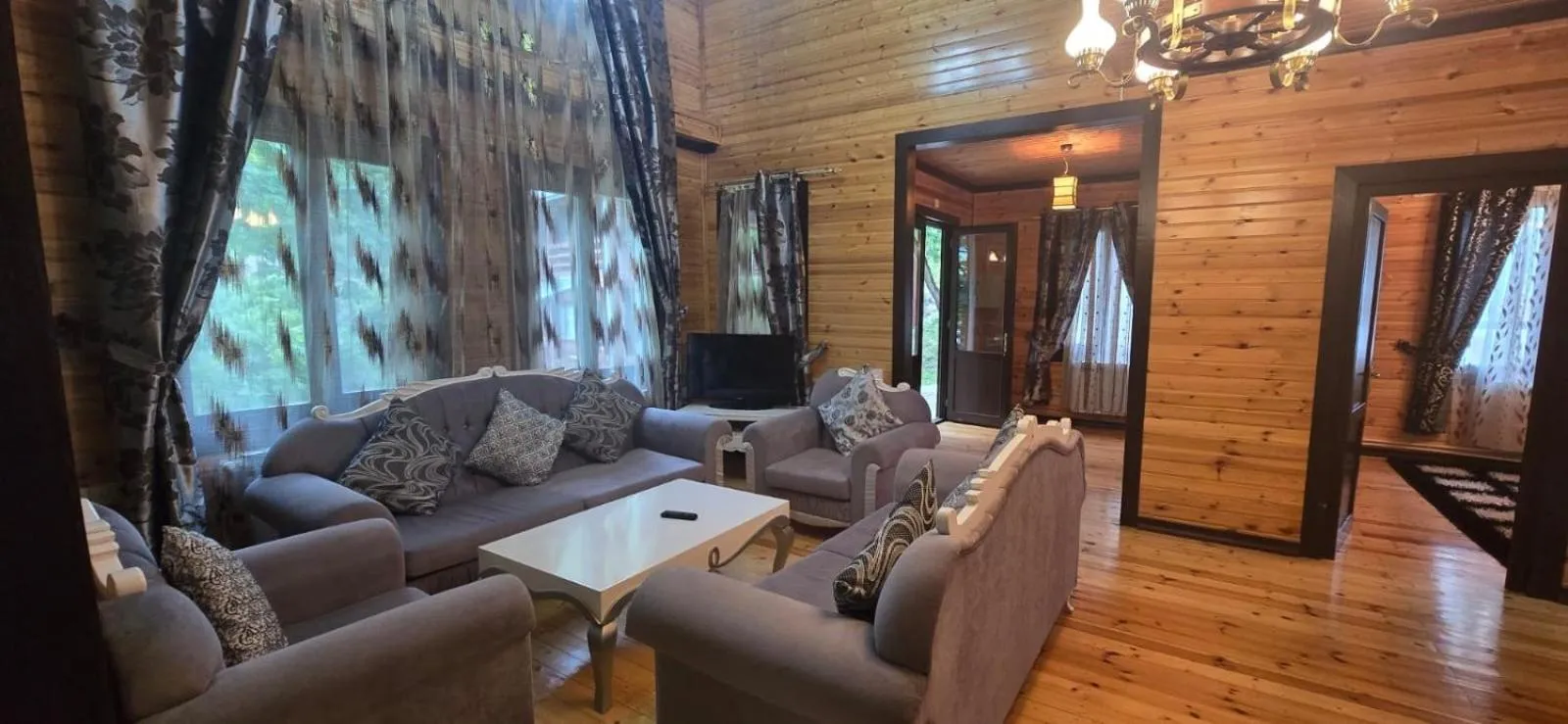 Bed in Deluxe Park Qusar Resort & Spa Hotel