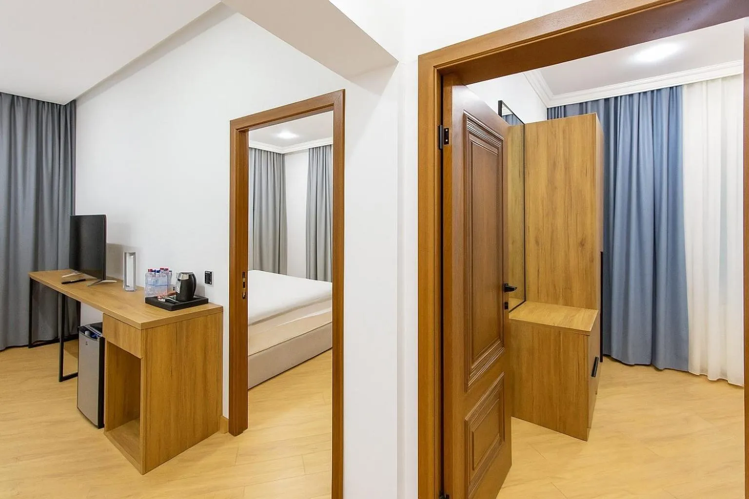 Bedroom, Bed in Deluxe Park Qusar Resort & Spa Hotel