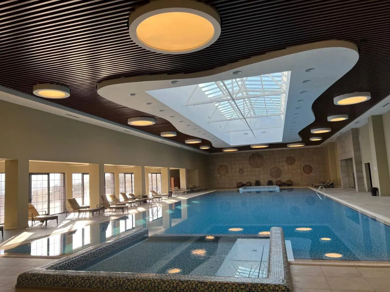 Pool view in Deluxe Park Qusar Resort & Spa Hotel