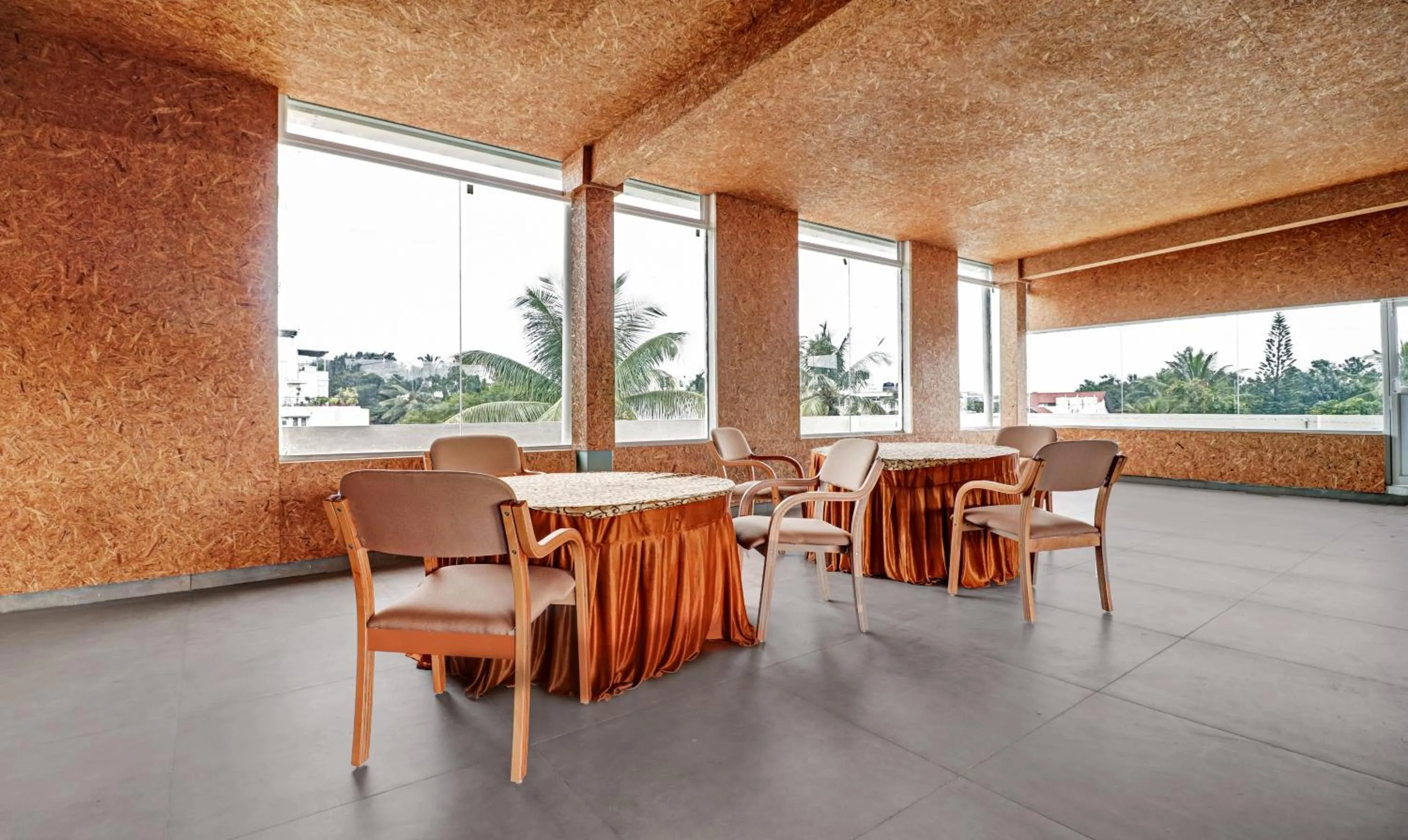 Seating area in Treebo Purple Orchid Boutique