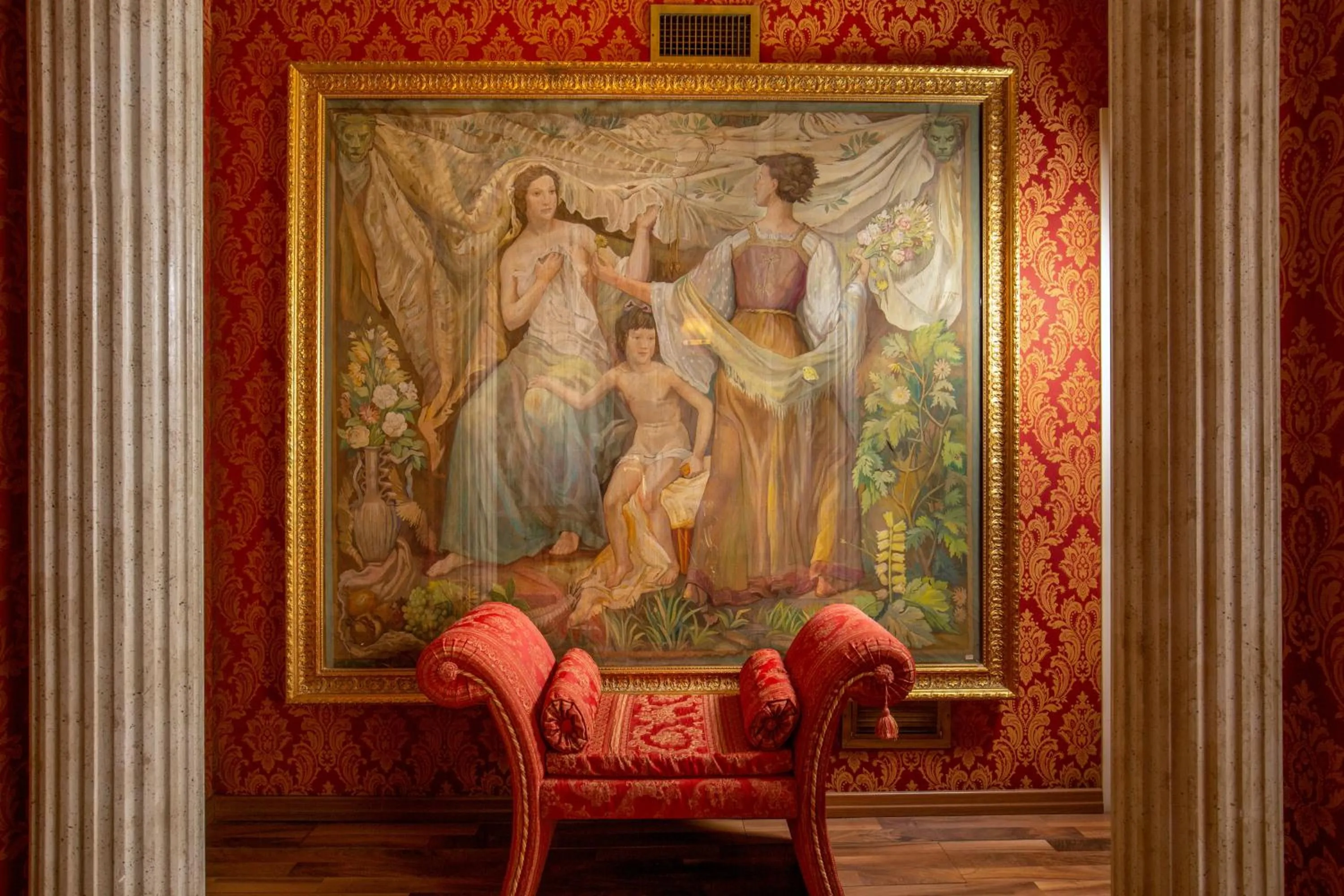 Decorative detail in Residenza Canova Tadolini - Guesthouse