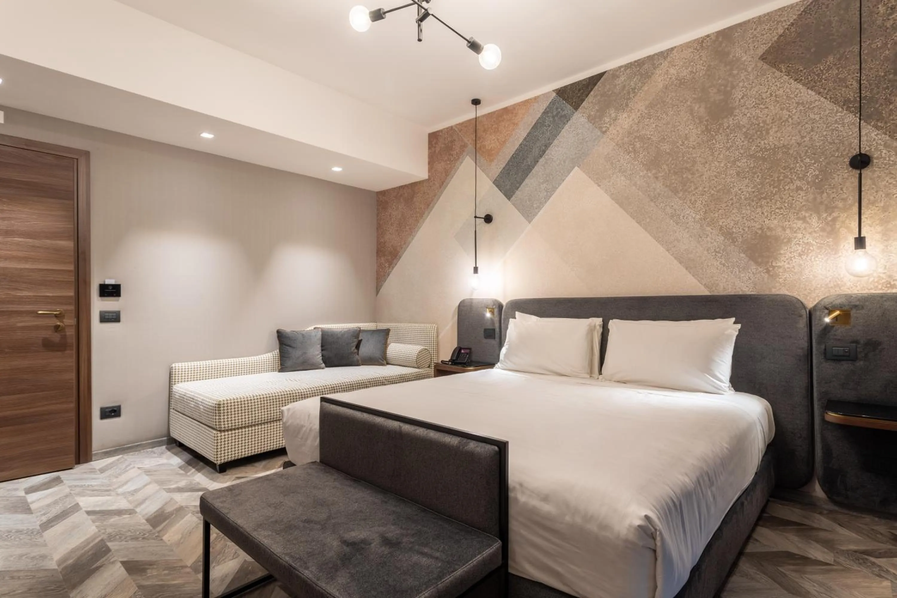 Bed in AXYHOTELS InnStyle Milano