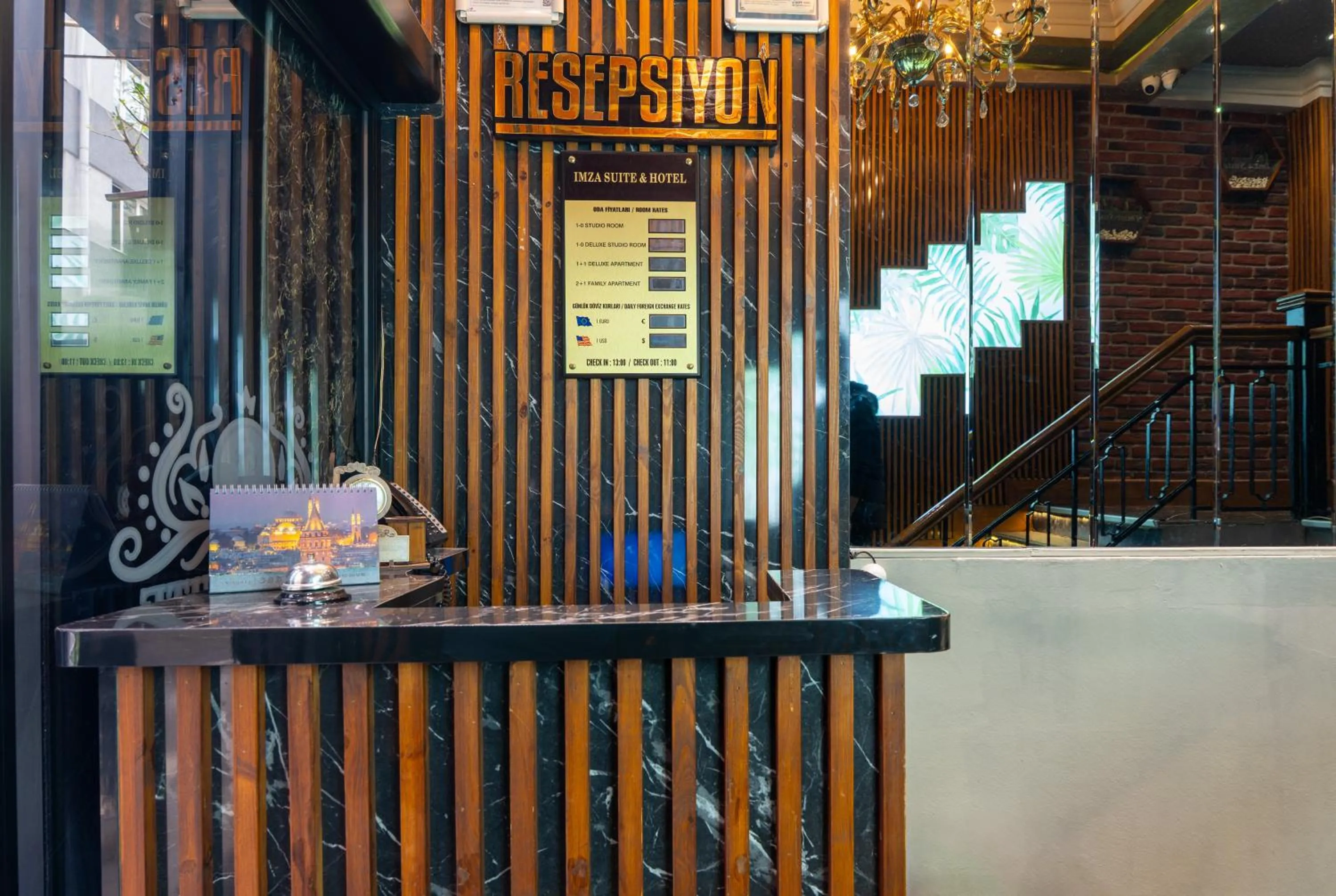 Lobby or reception in İmza Hotel Suite