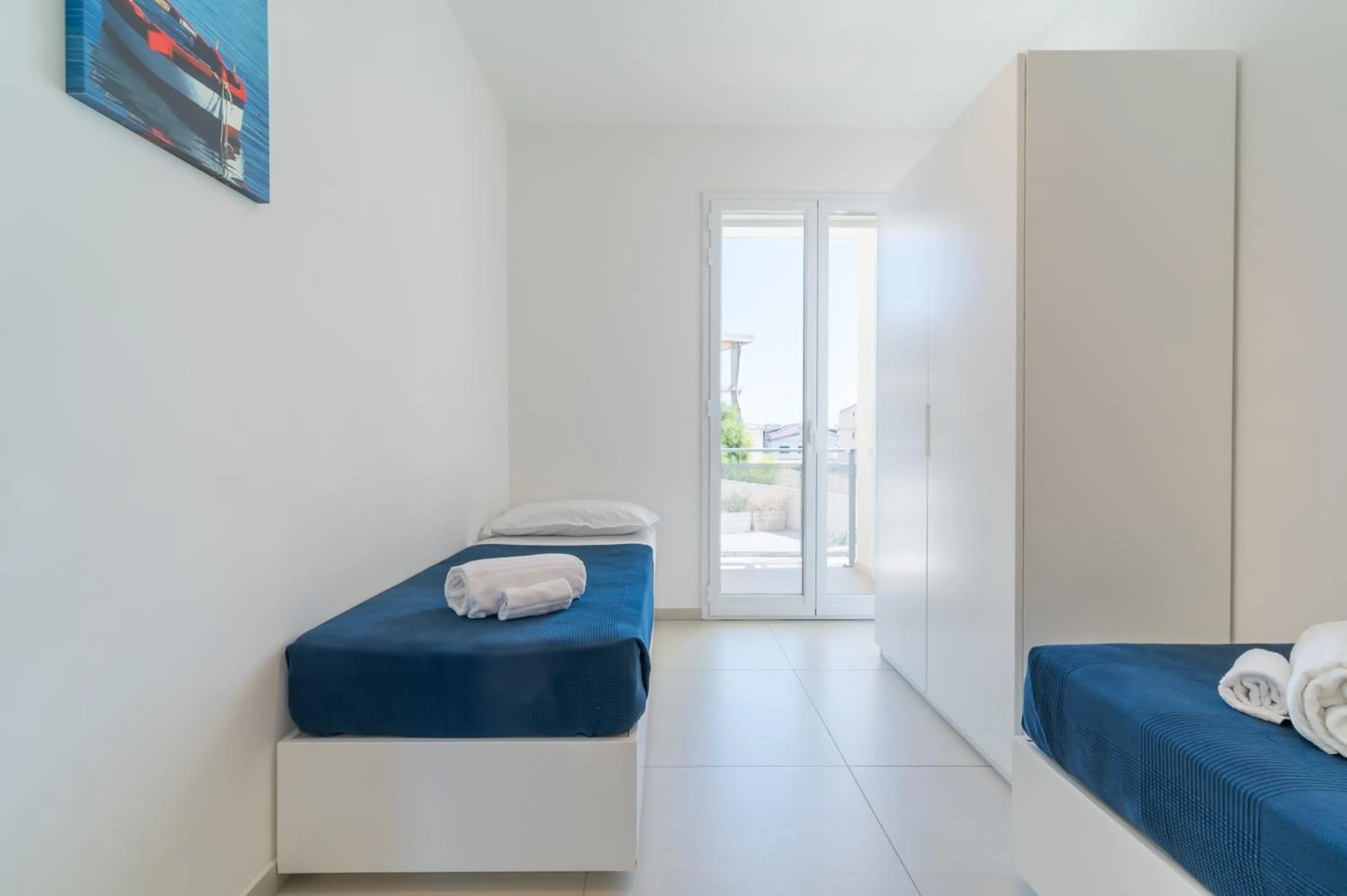 Bedroom, Bed in Appartamenti Sud Est