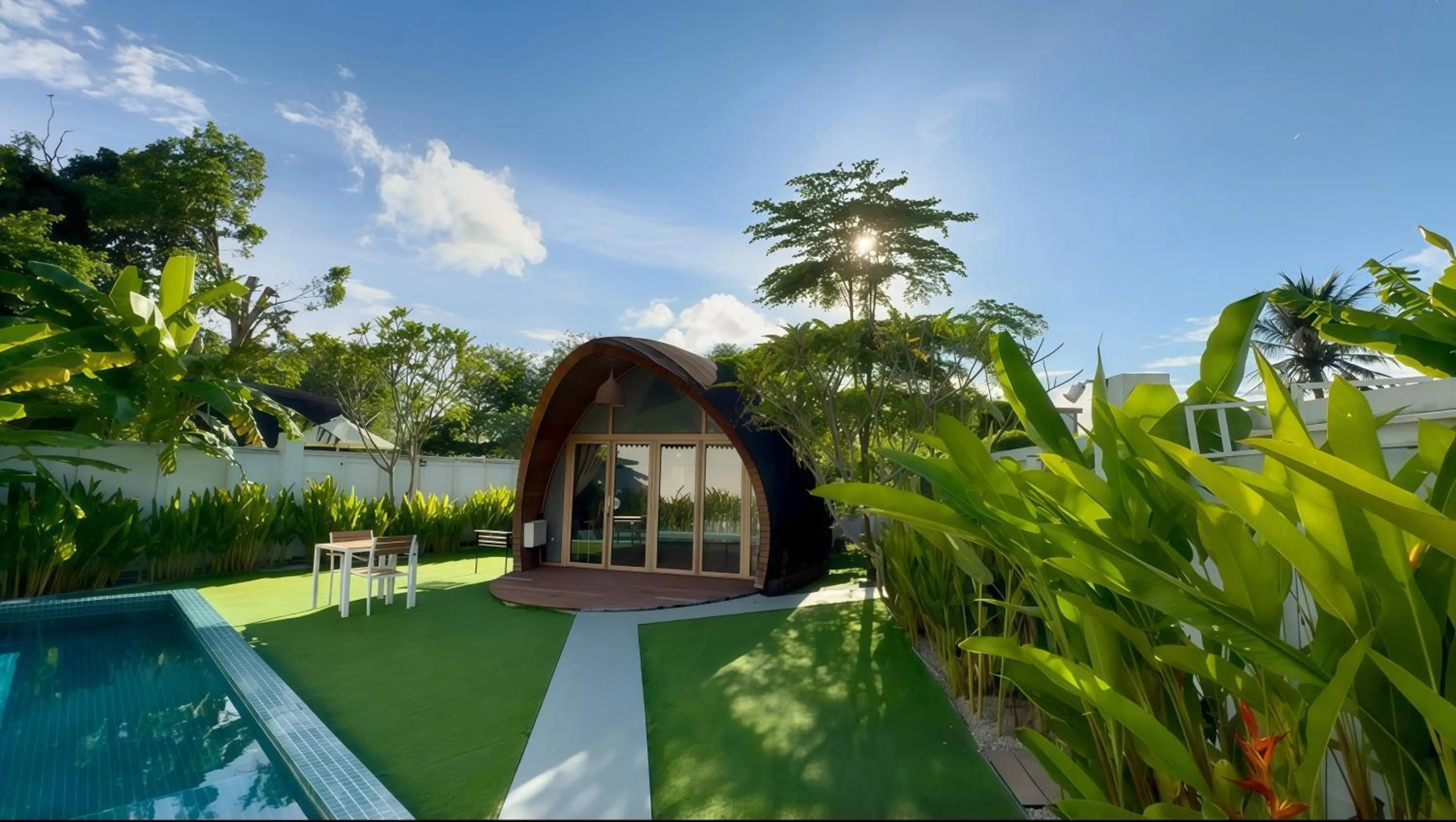 Property building in Found Mansion