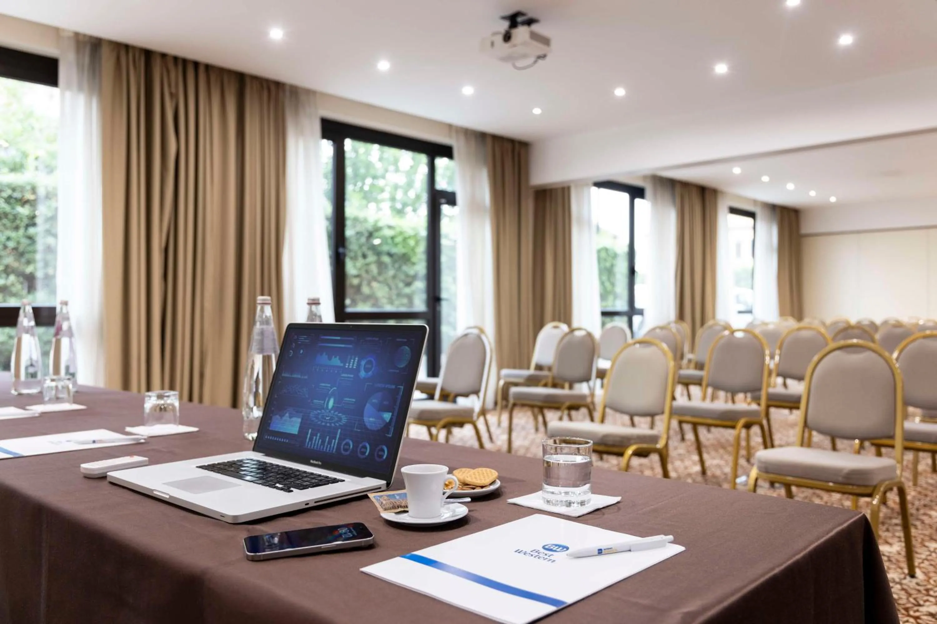 Meeting/conference room in Best Western Hotel Rome Airport