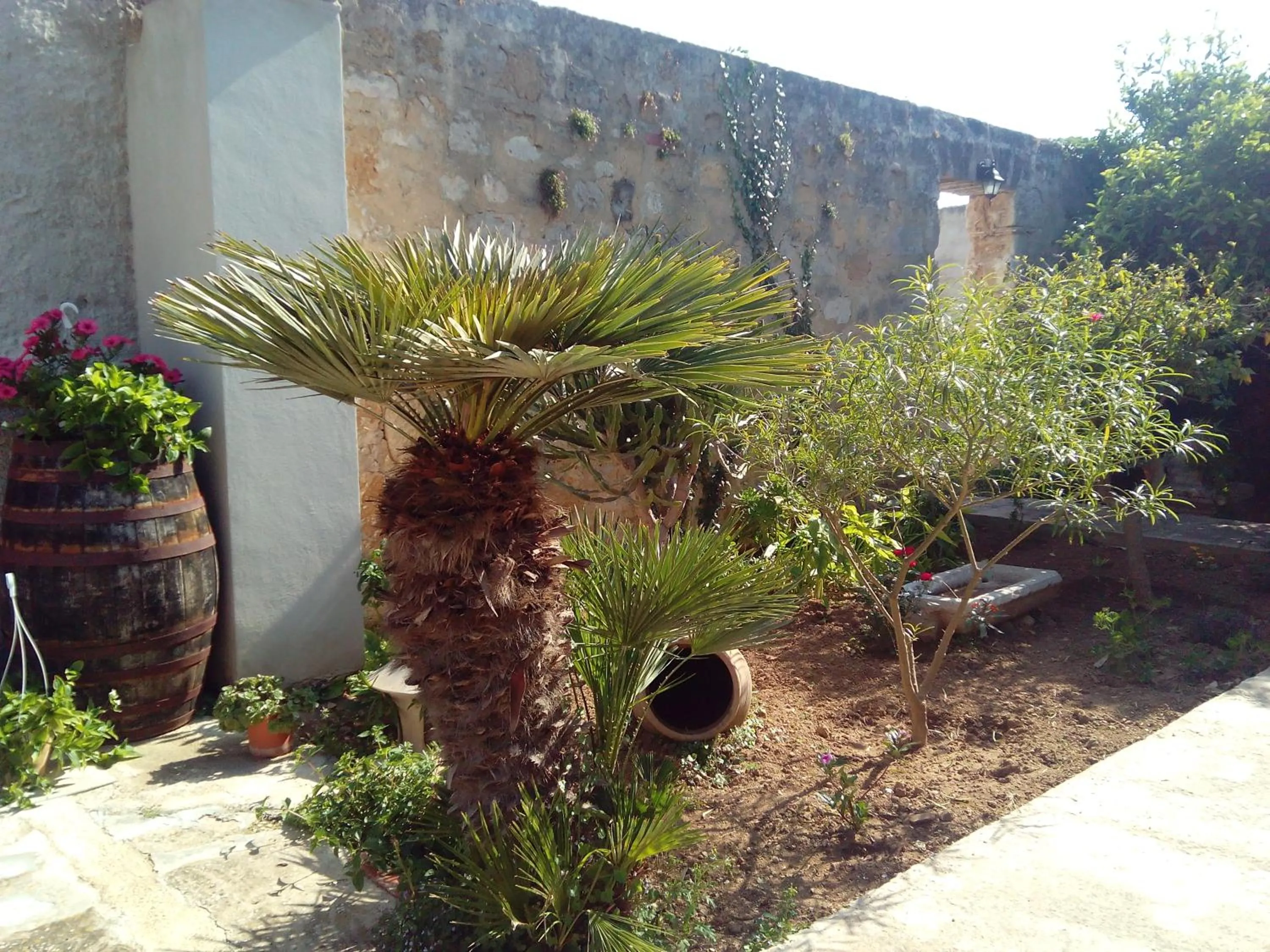 Decorative detail in Baglio Bellavista