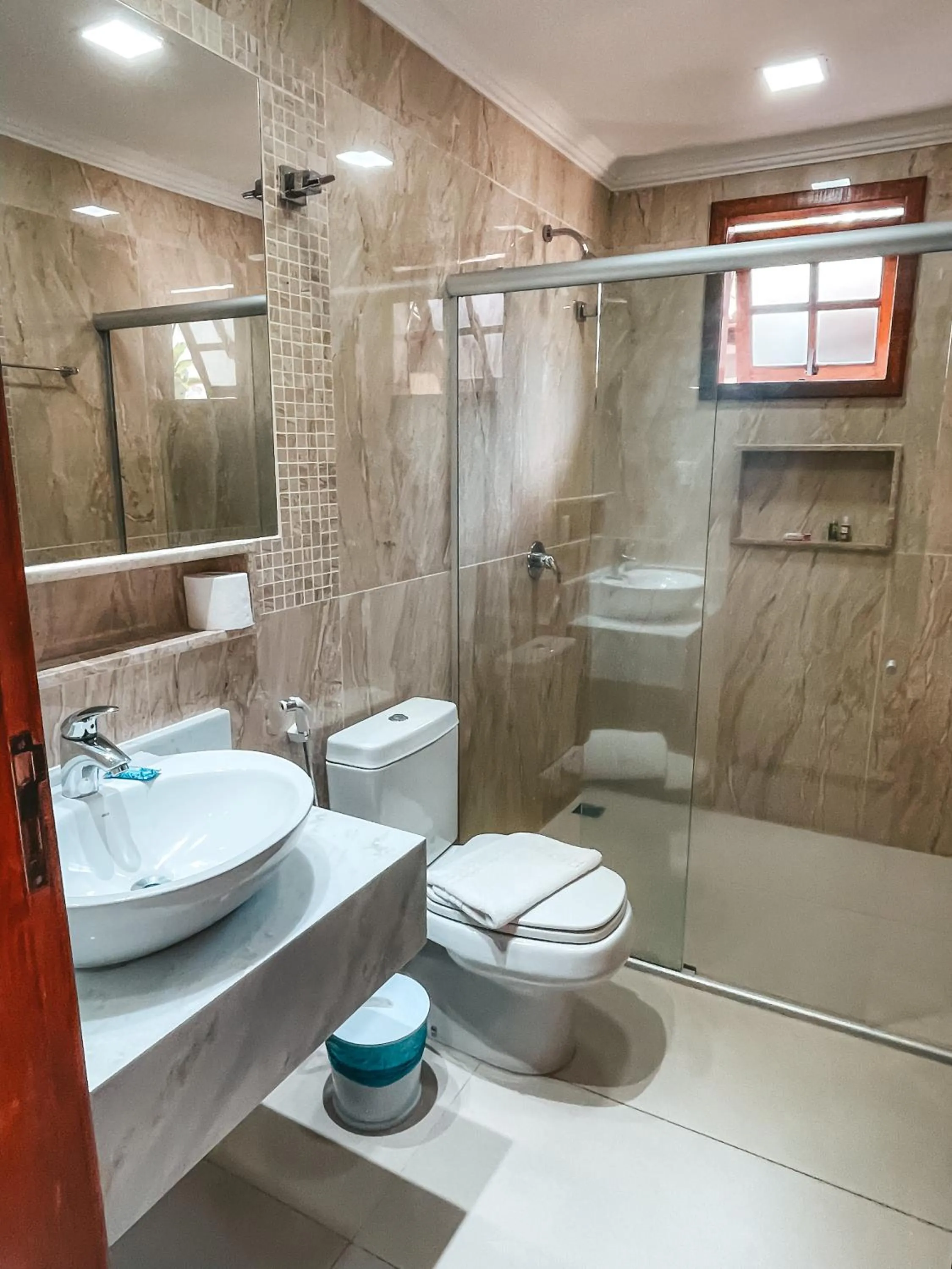 Shower in Pousada Blue Ocean