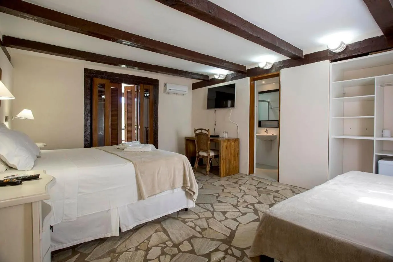 Bed in Pousada Blue Ocean